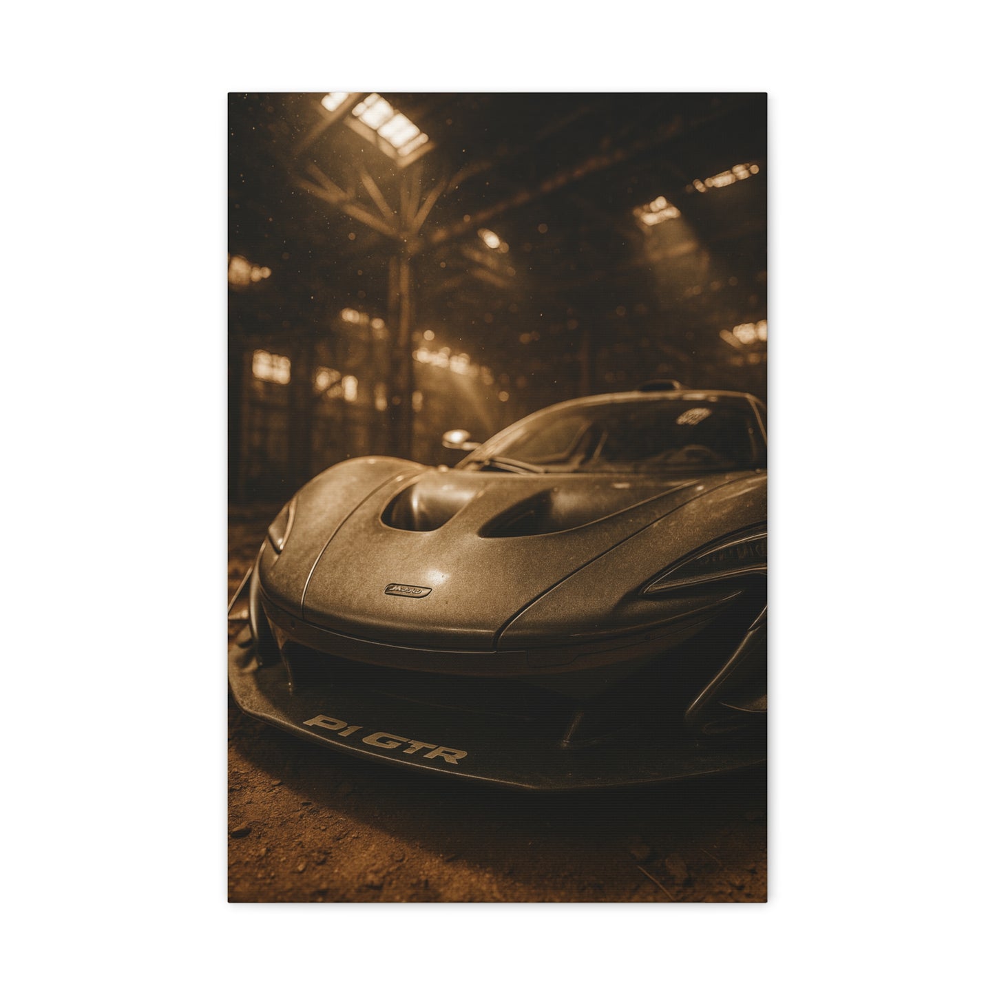 Canvas Print - McLaren 720s Stored Away in a Barn