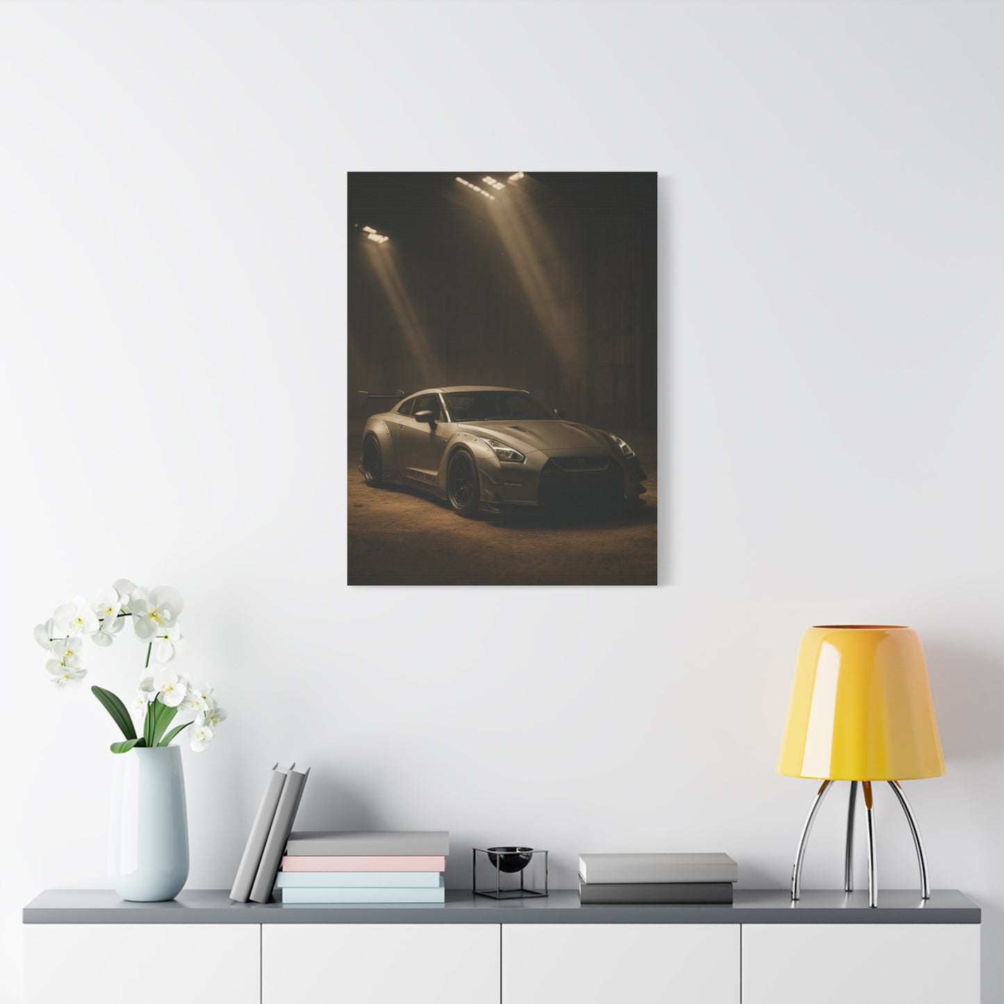 Canvas Print - Nissan GT-R R35 NISMO in a Dusty Barn