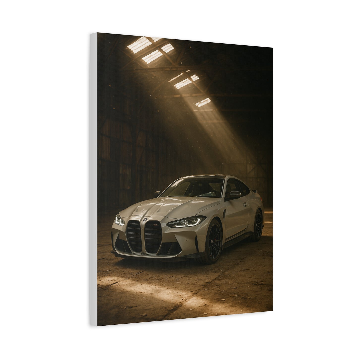 Canvas Print - BMW Stored Away in a Barn