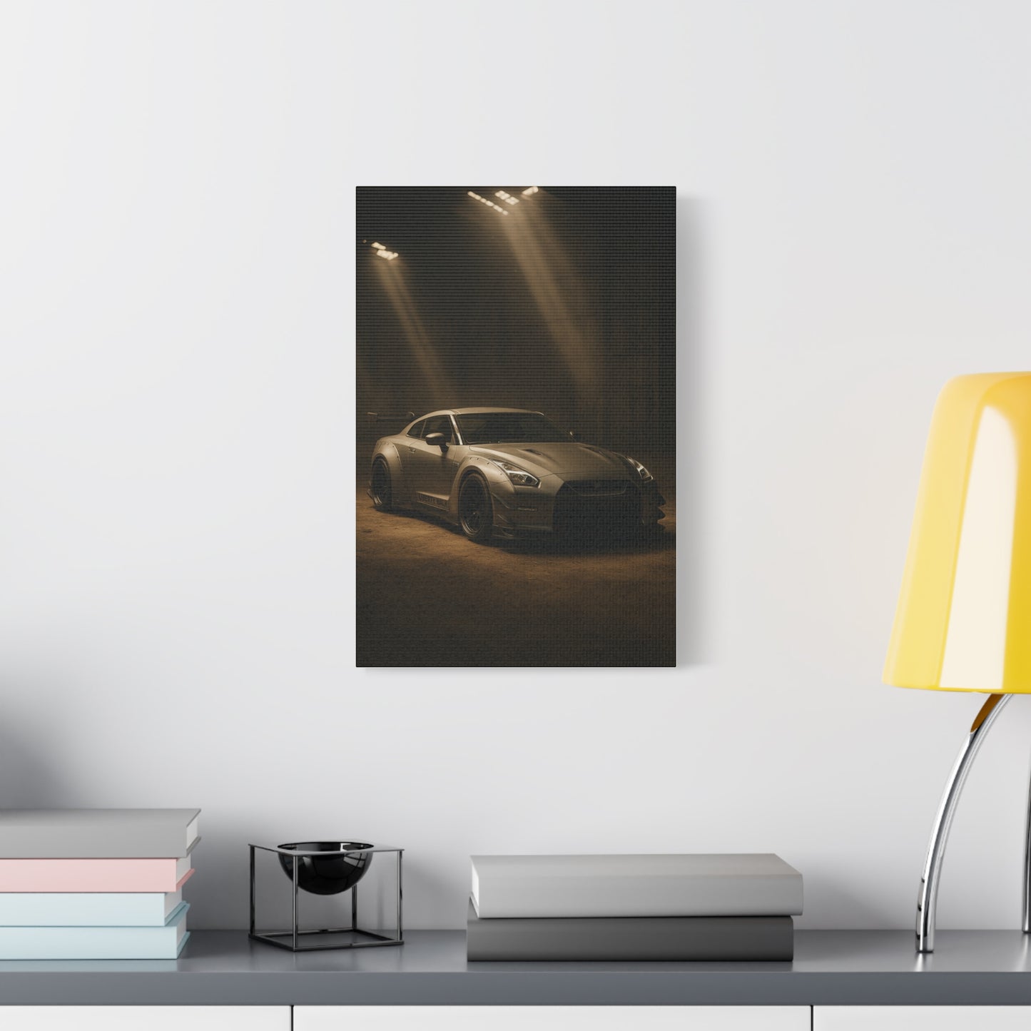 Canvas Print - Nissan GT-R R35 NISMO in a Dusty Barn