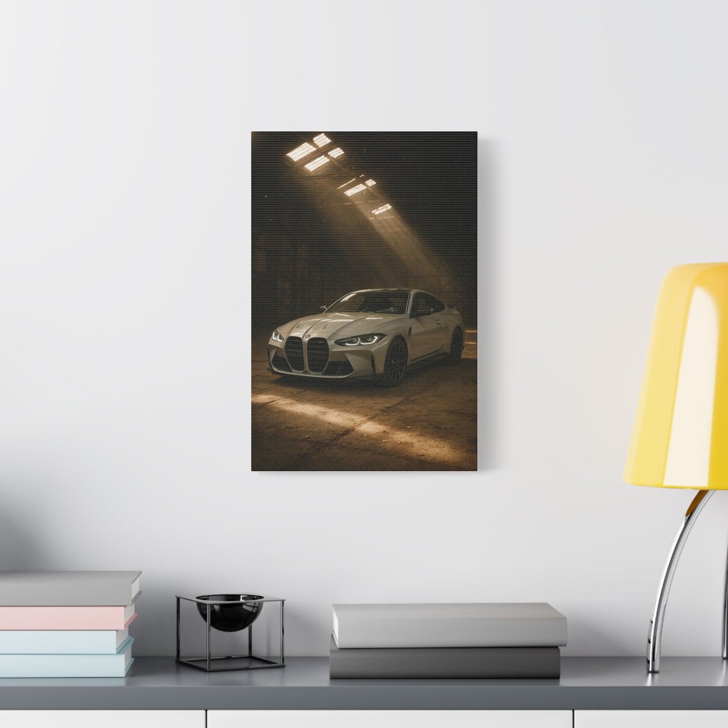 Canvas Print - BMW Stored Away in a Barn