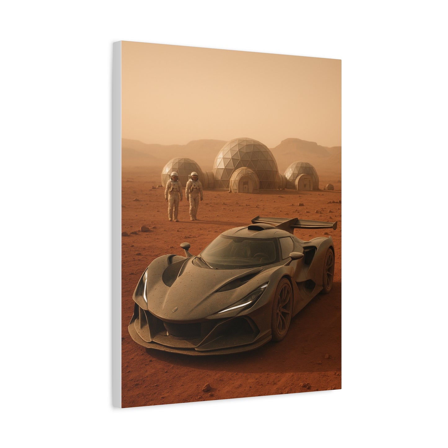 Canvas Wall Art - Apollo IE Mars Compound Scene