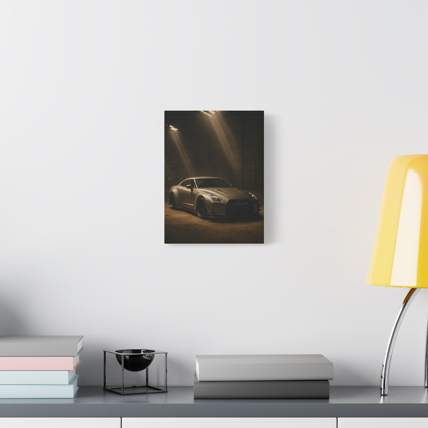 Canvas Print - Nissan GT-R R35 NISMO in a Dusty Barn