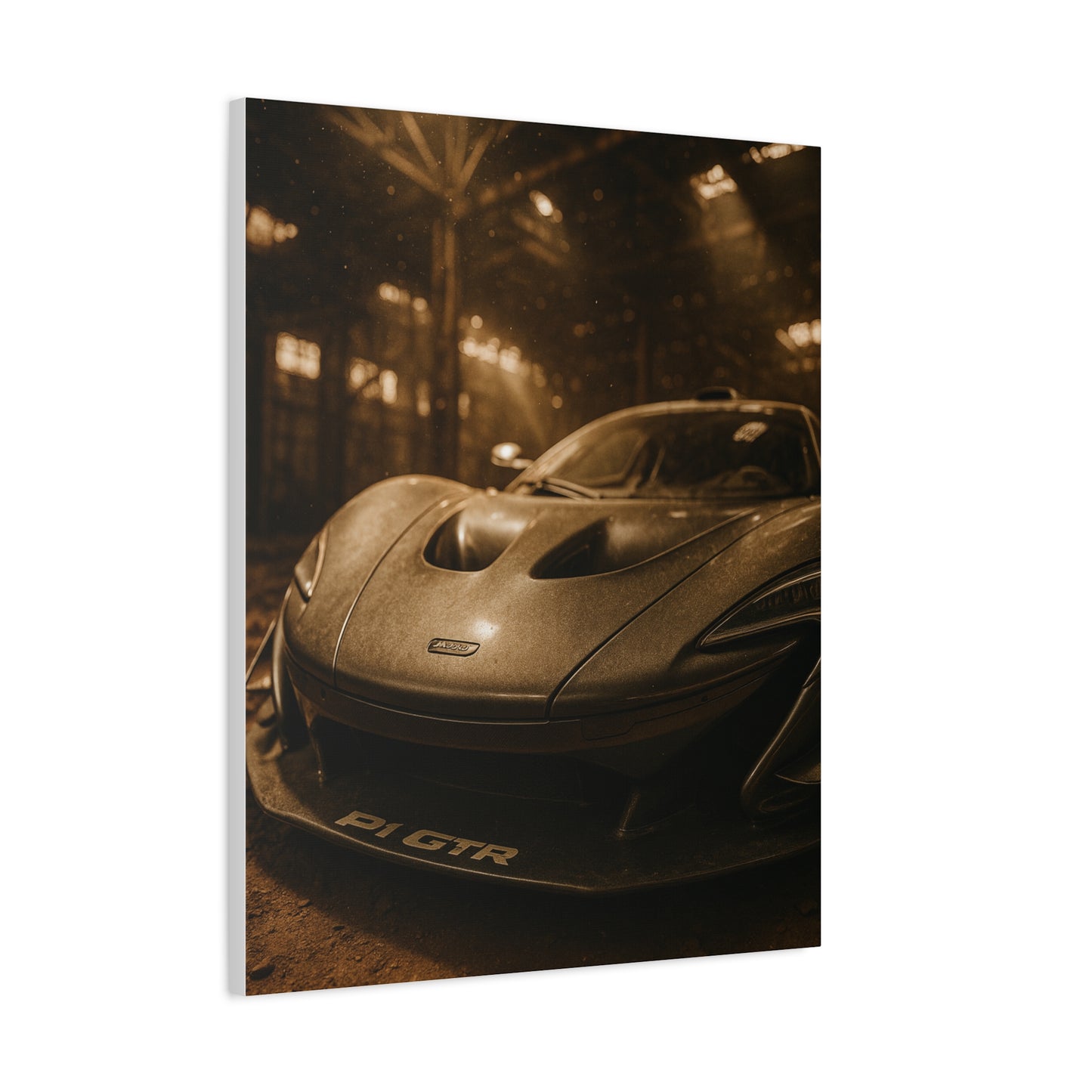 Canvas Print - McLaren 720s Stored Away in a Barn