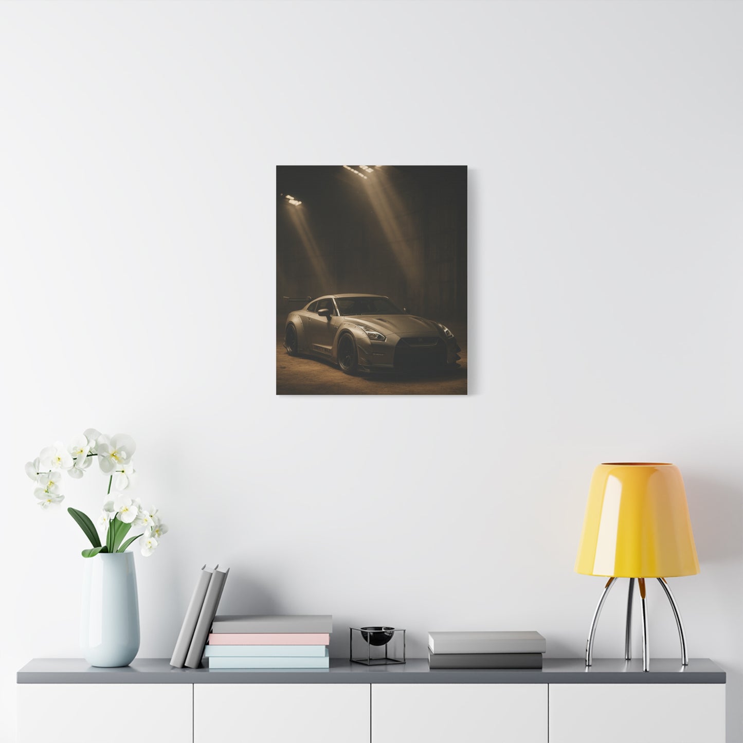 Canvas Print - Nissan GT-R R35 NISMO in a Dusty Barn
