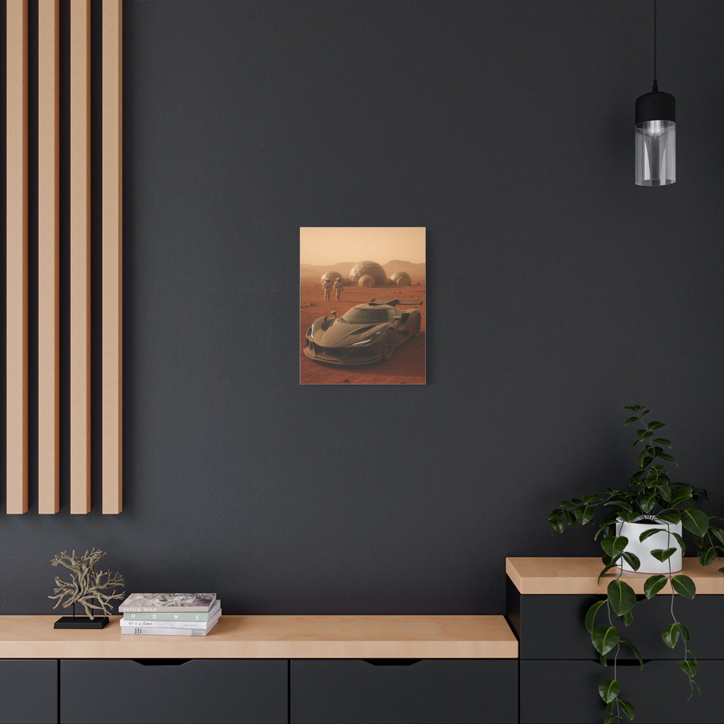 Canvas Wall Art - Apollo IE Mars Compound Scene