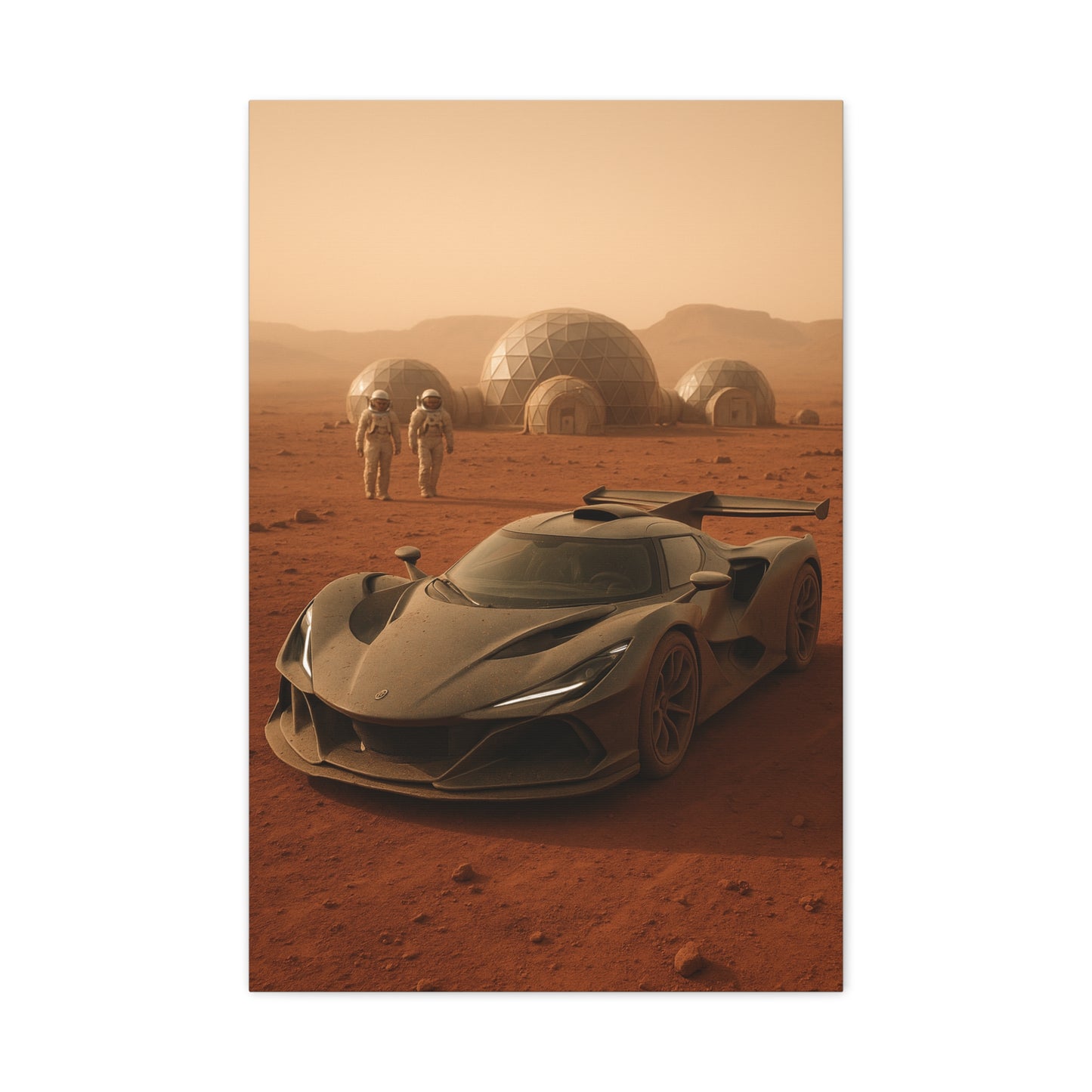 Canvas Wall Art - Apollo IE Mars Compound Scene
