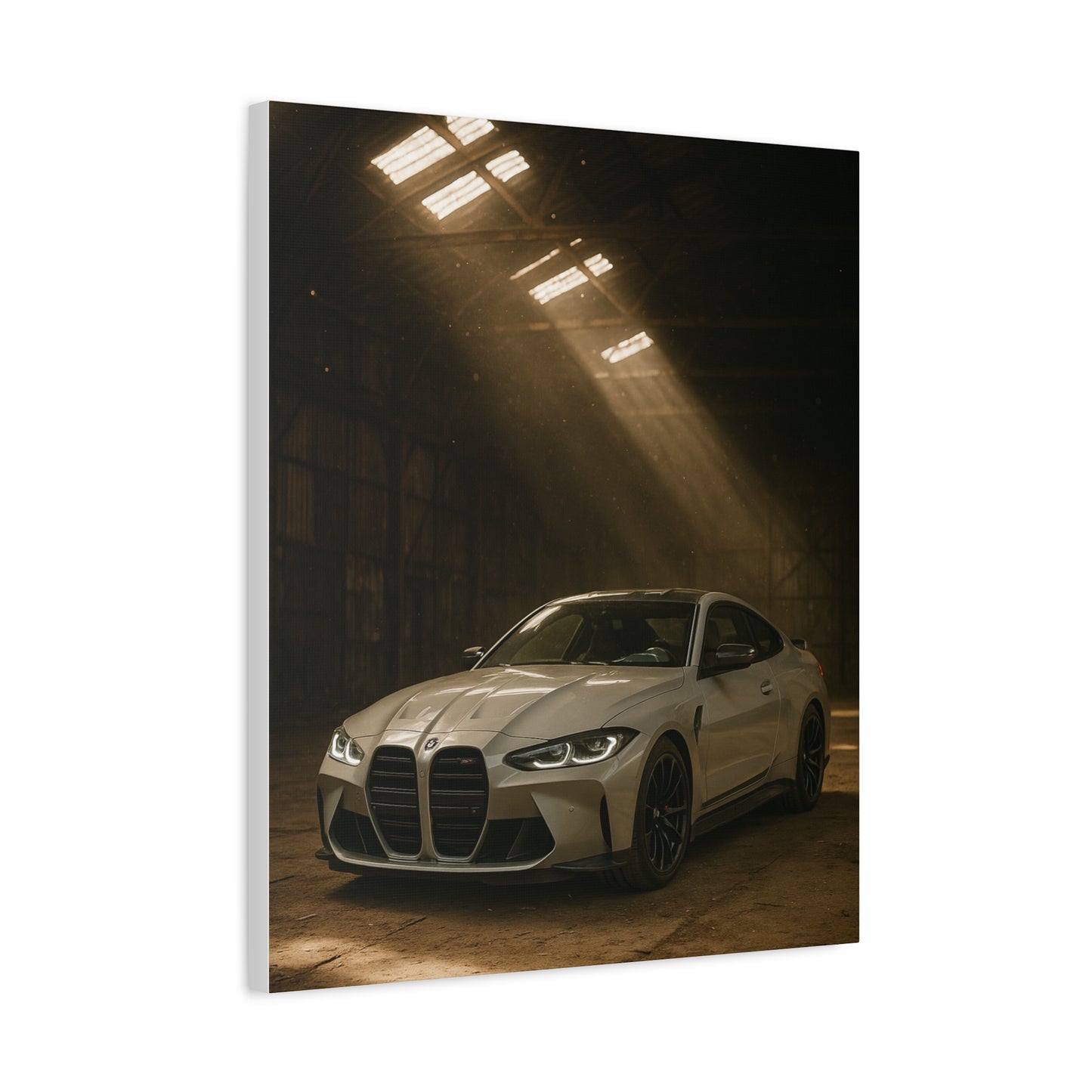 Canvas Print - BMW Stored Away in a Barn
