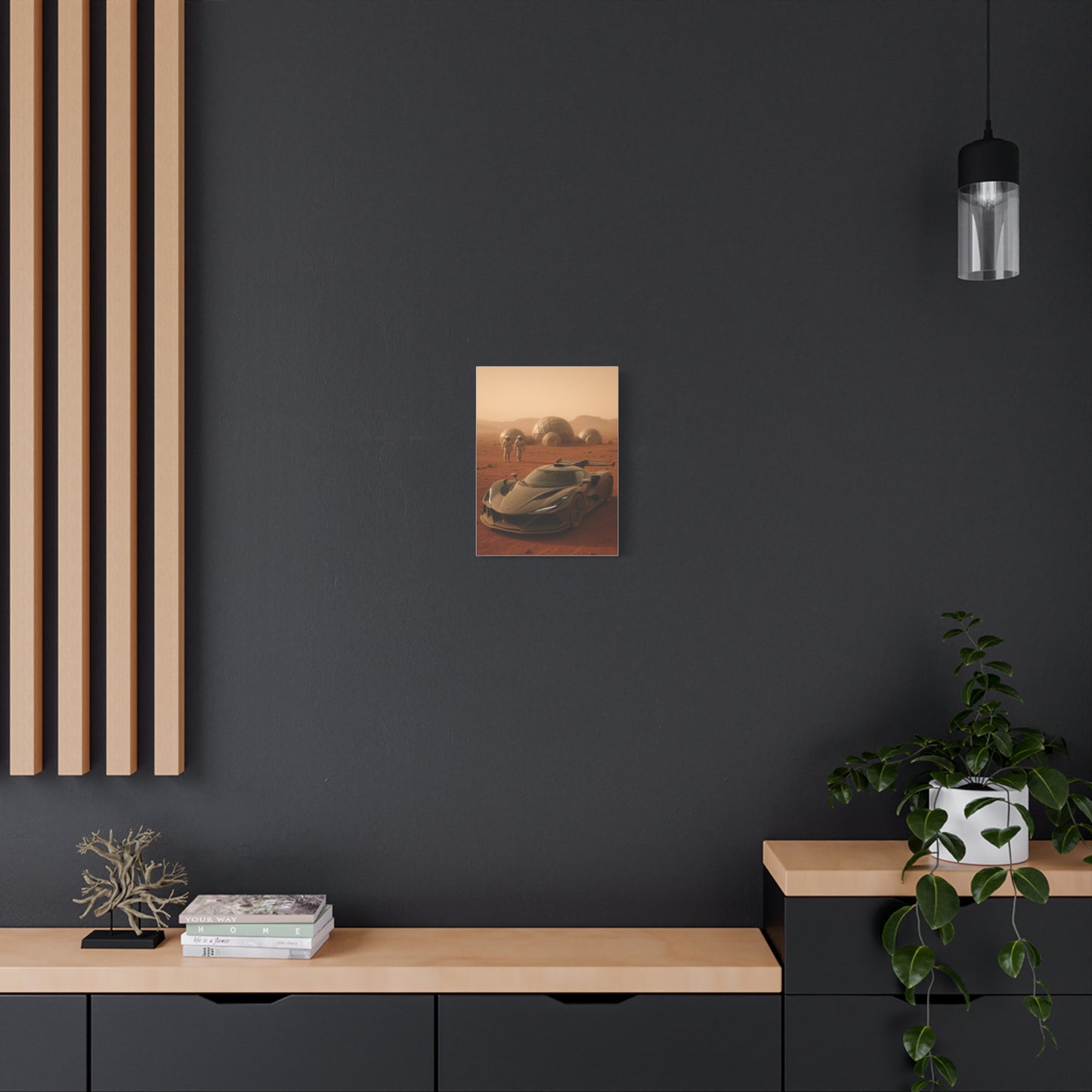 Canvas Wall Art - Apollo IE Mars Compound Scene