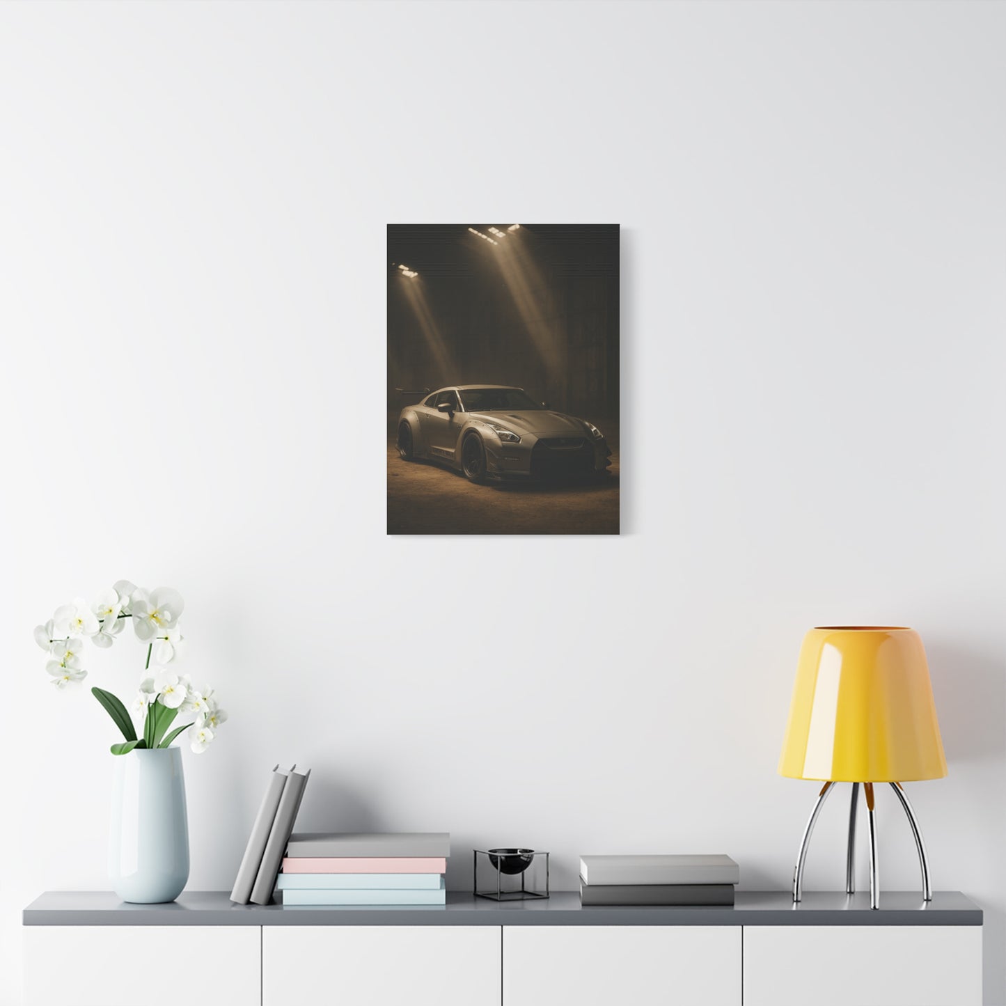 Canvas Print - Nissan GT-R R35 NISMO in a Dusty Barn