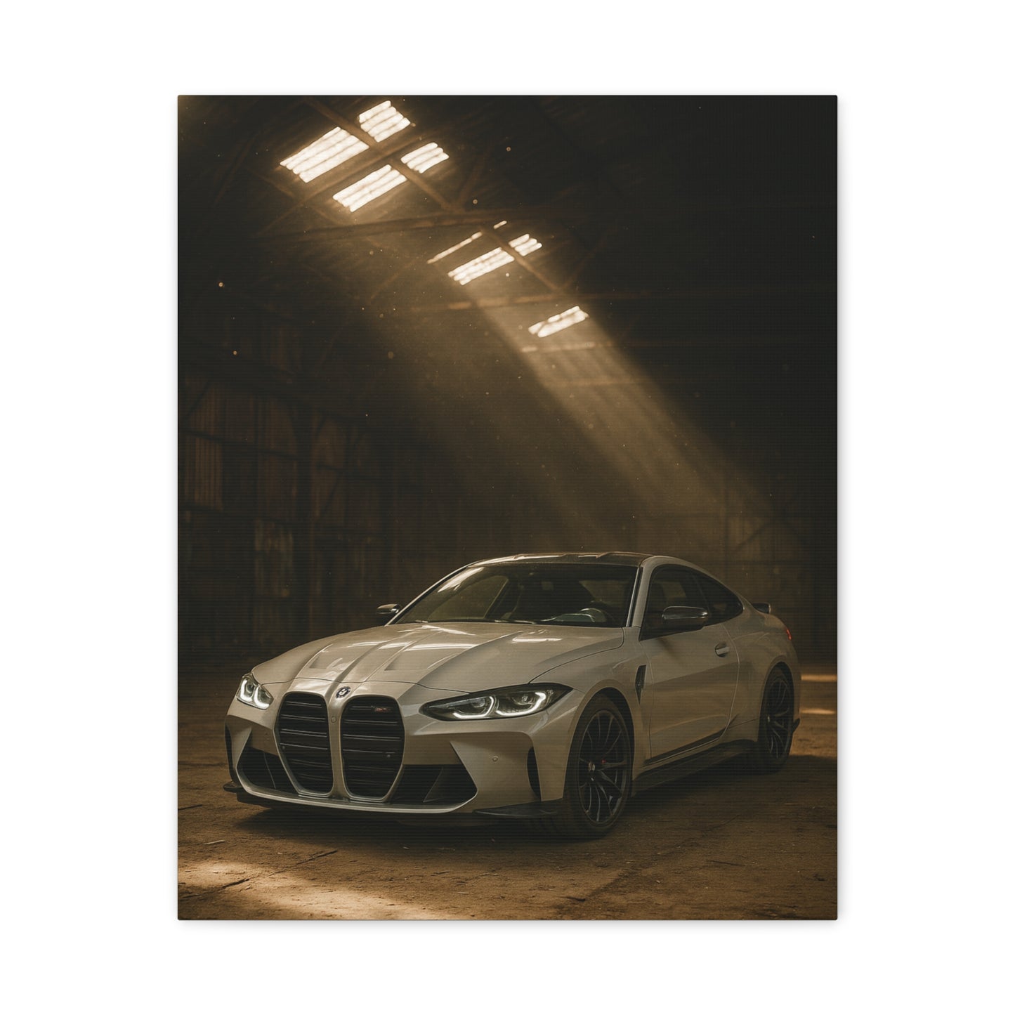 Canvas Print - BMW Stored Away in a Barn