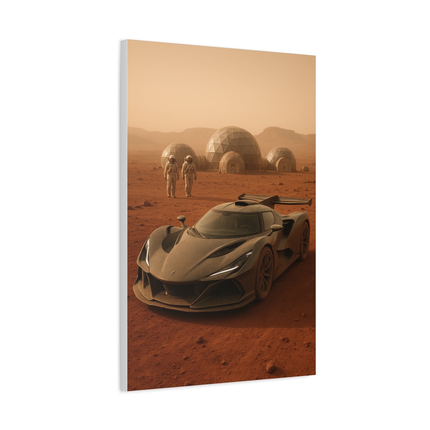 Canvas Wall Art - Apollo IE Mars Compound Scene