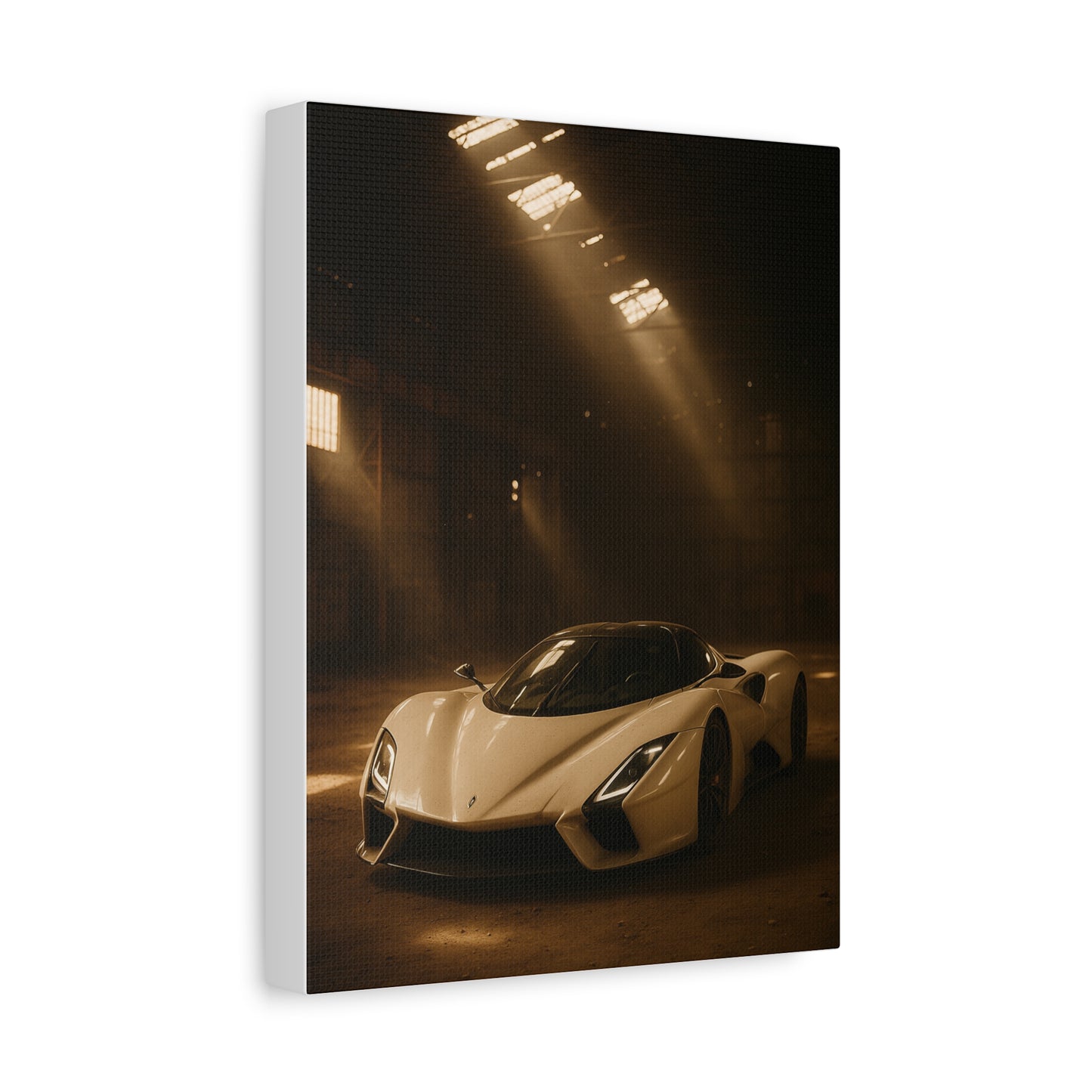 Canvas Print - SSC Tuatara in a dusty barn Wall Art