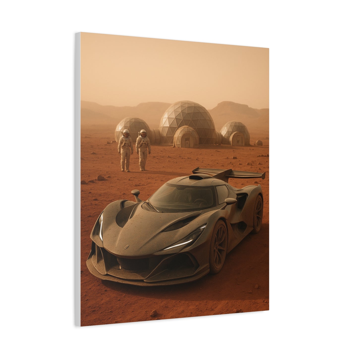 Canvas Wall Art - Apollo IE Mars Compound Scene