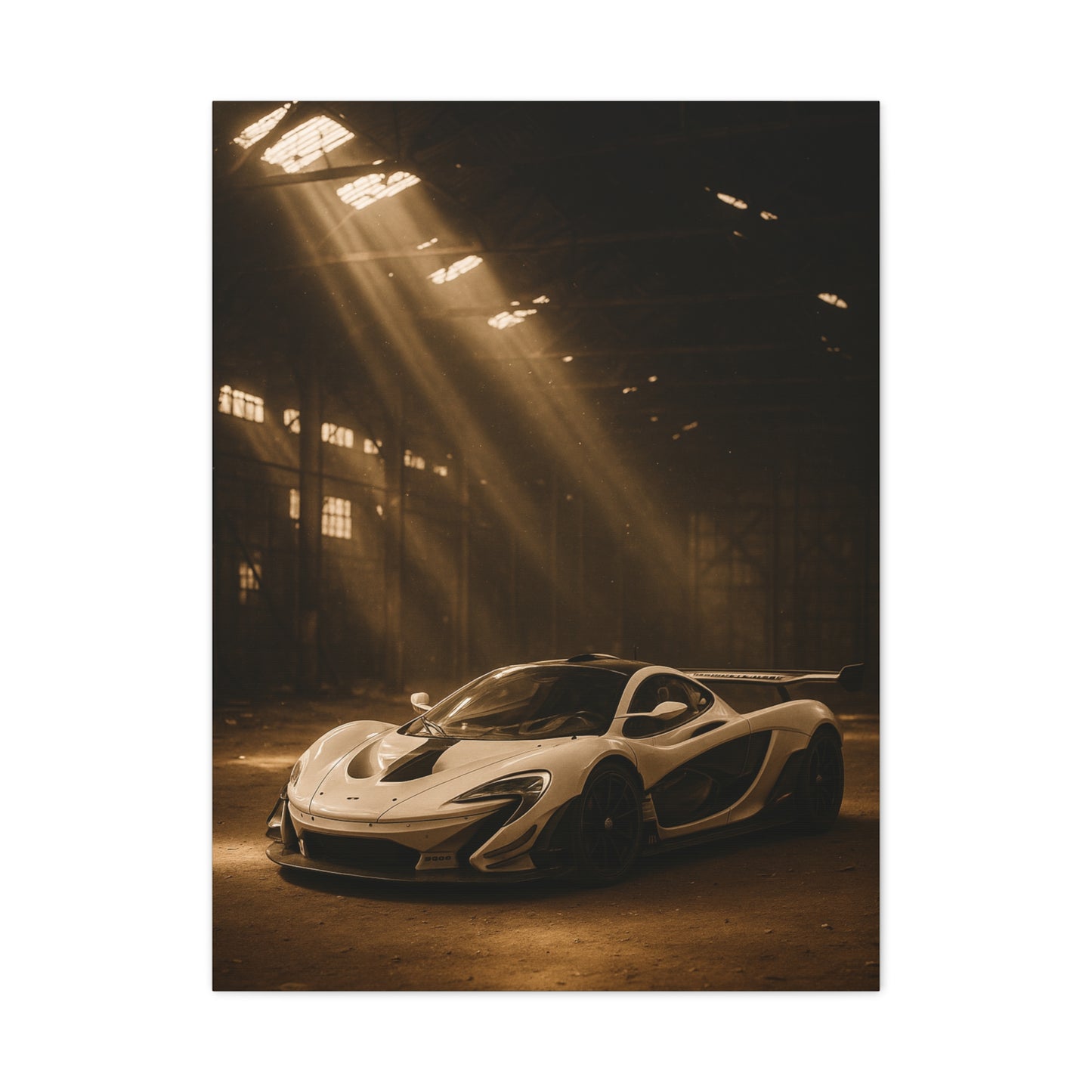 Canvas Print - McLaren 720s Stored Away in a Barn