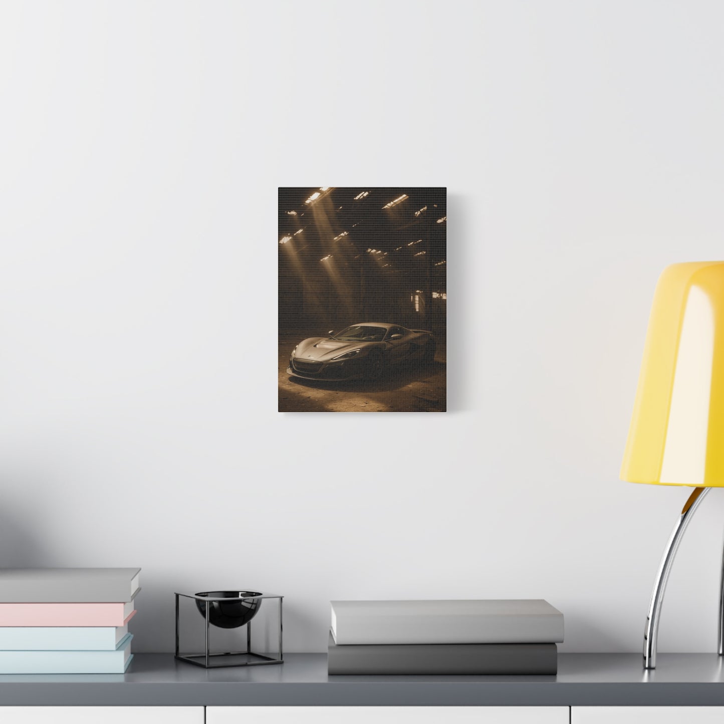 Canvas Art - Rimac Nevera in a Dusty Barn