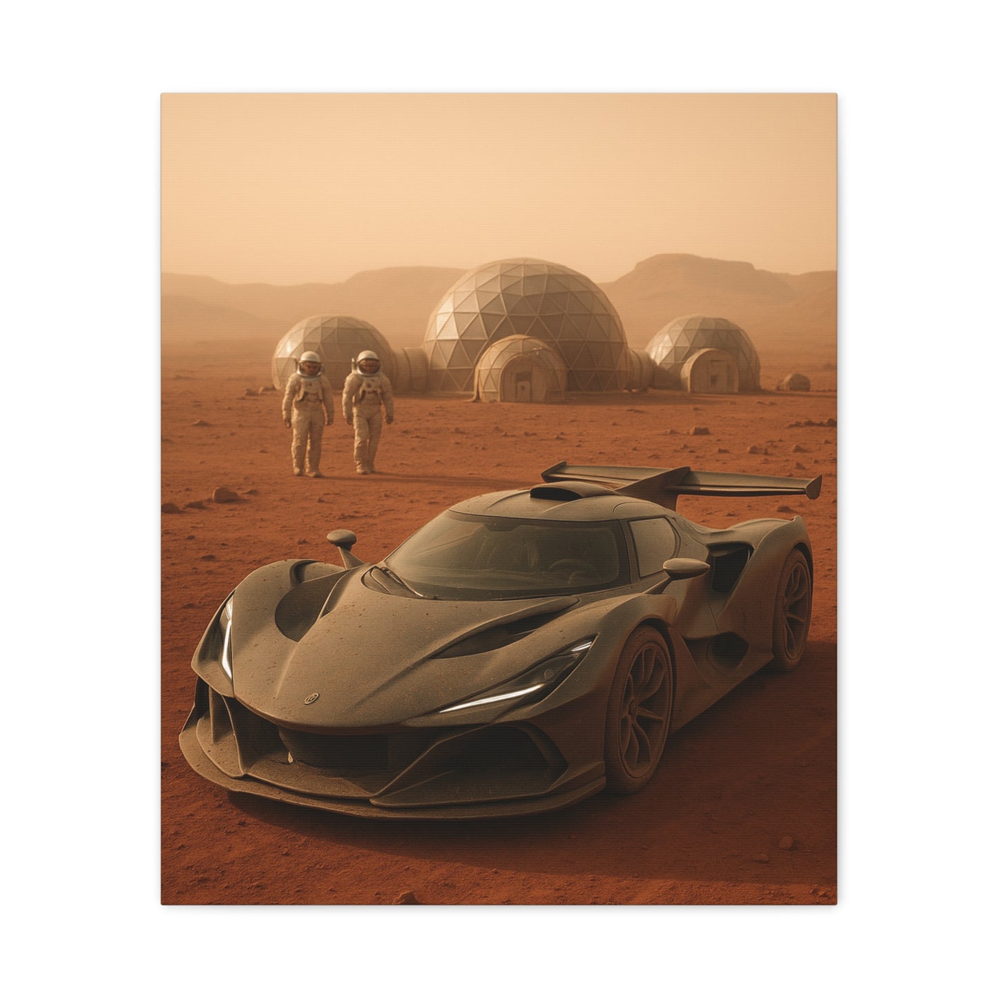 Canvas Wall Art - Apollo IE Mars Compound Scene