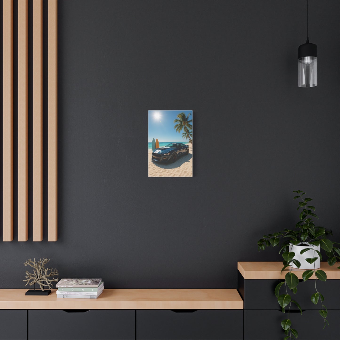 Canvas Print - Ford Shelby GT500 Beach Scene
