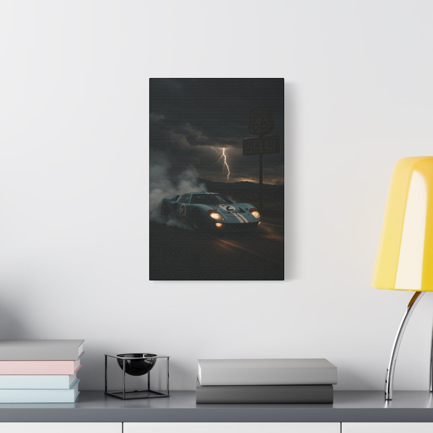 Canvas Print - Ford GT40 Doing a Burnout