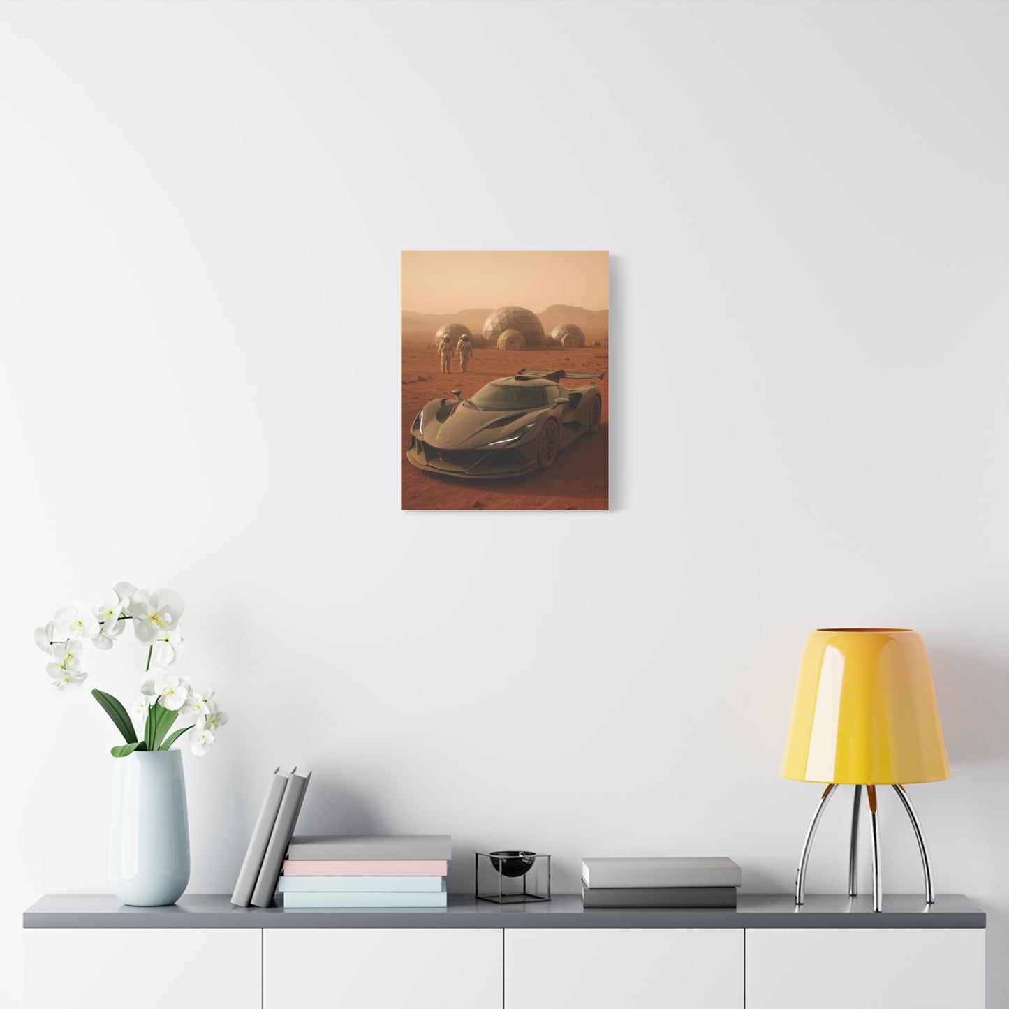 Canvas Wall Art - Apollo IE Mars Compound Scene