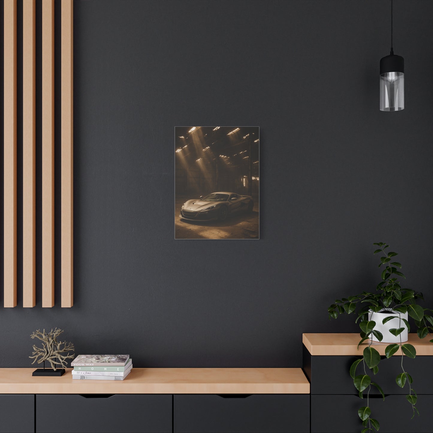 Canvas Art - Rimac Nevera in a Dusty Barn
