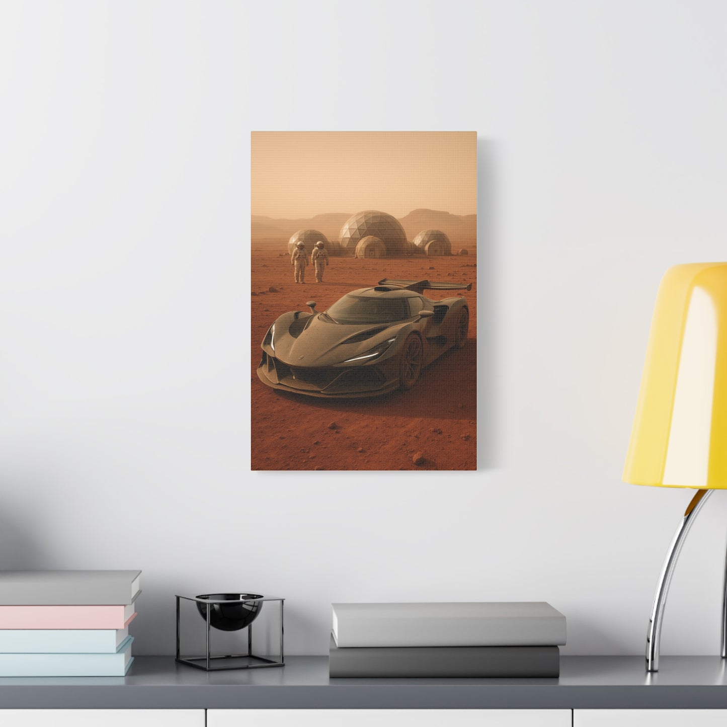 Canvas Wall Art - Apollo IE Mars Compound Scene