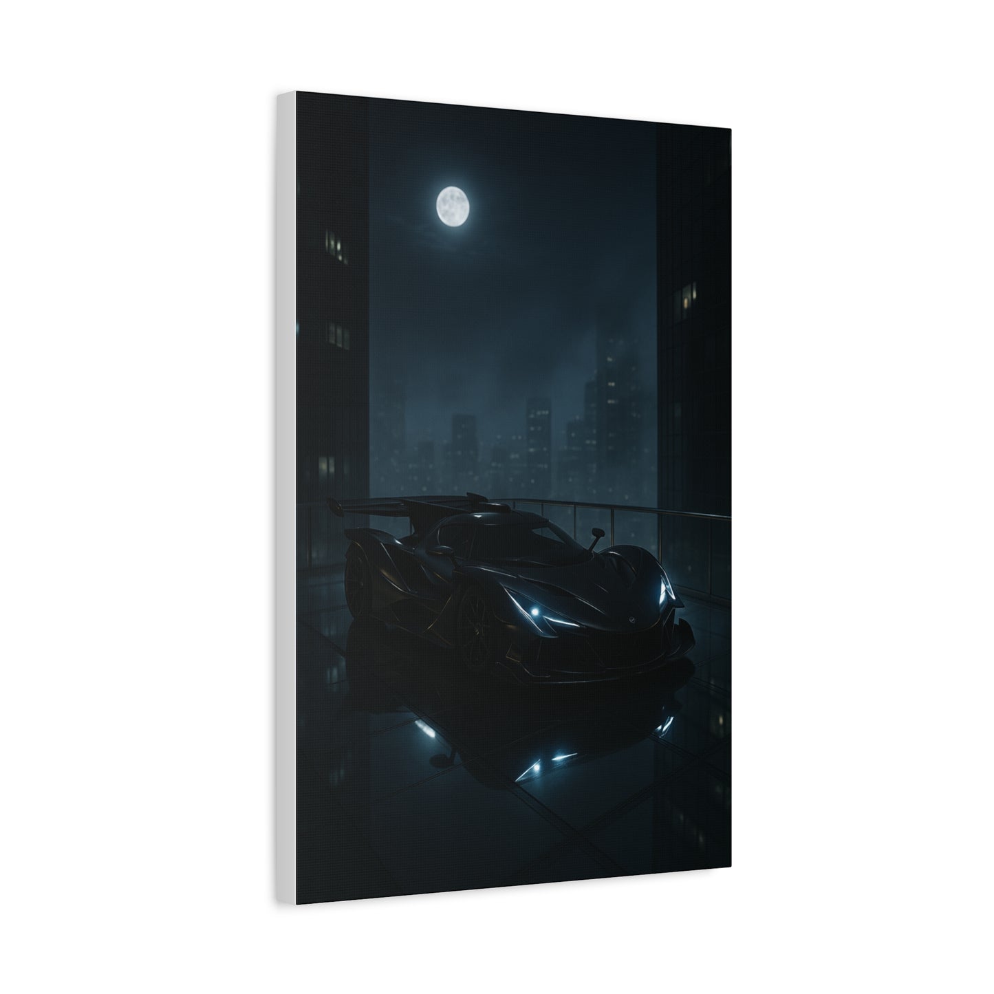 Canvas Print - Apollo IE Chilling on Skyscraper at Midnight