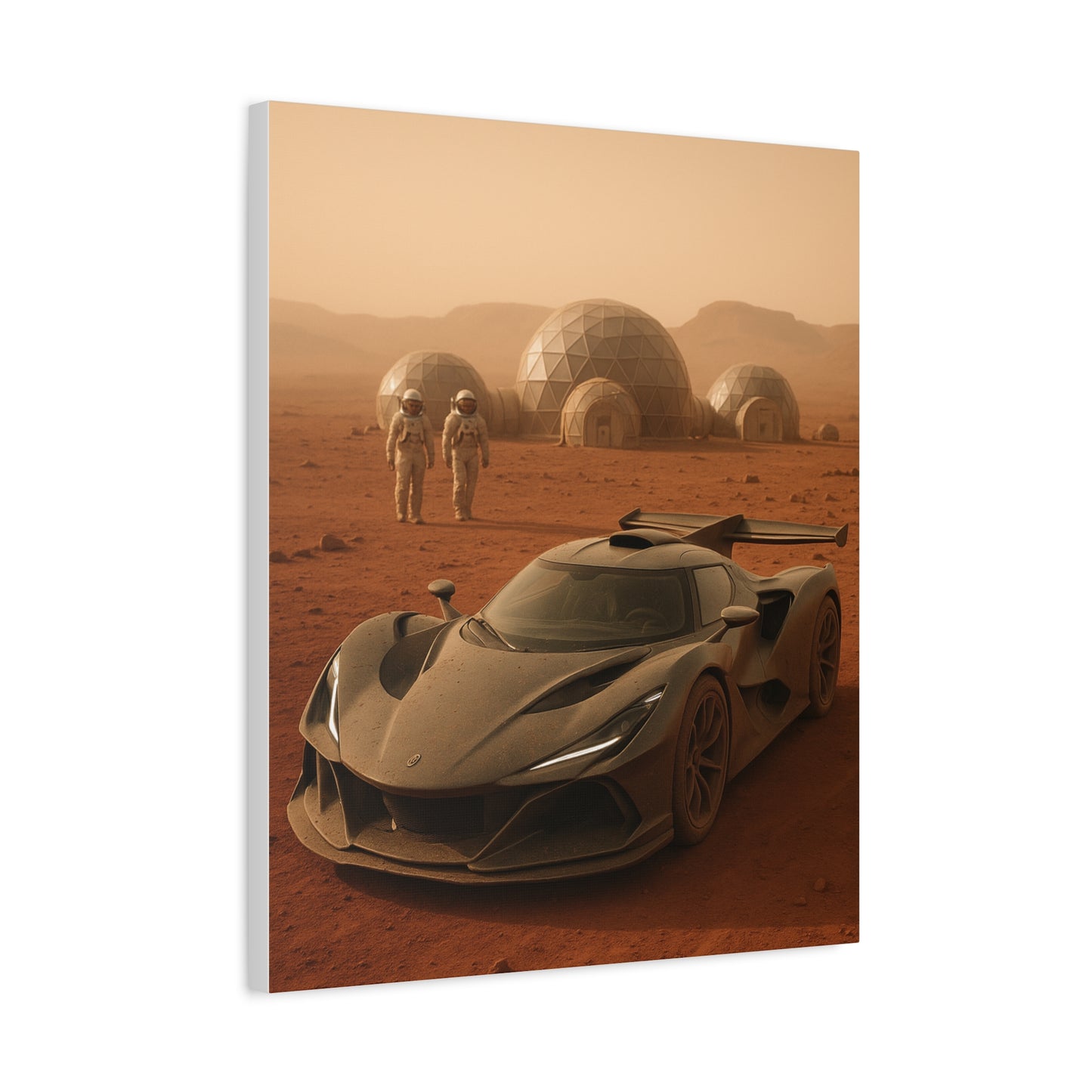 Canvas Wall Art - Apollo IE Mars Compound Scene