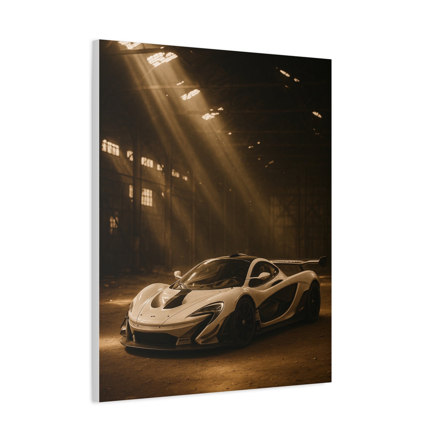 Canvas Print - McLaren 720s Stored Away in a Barn