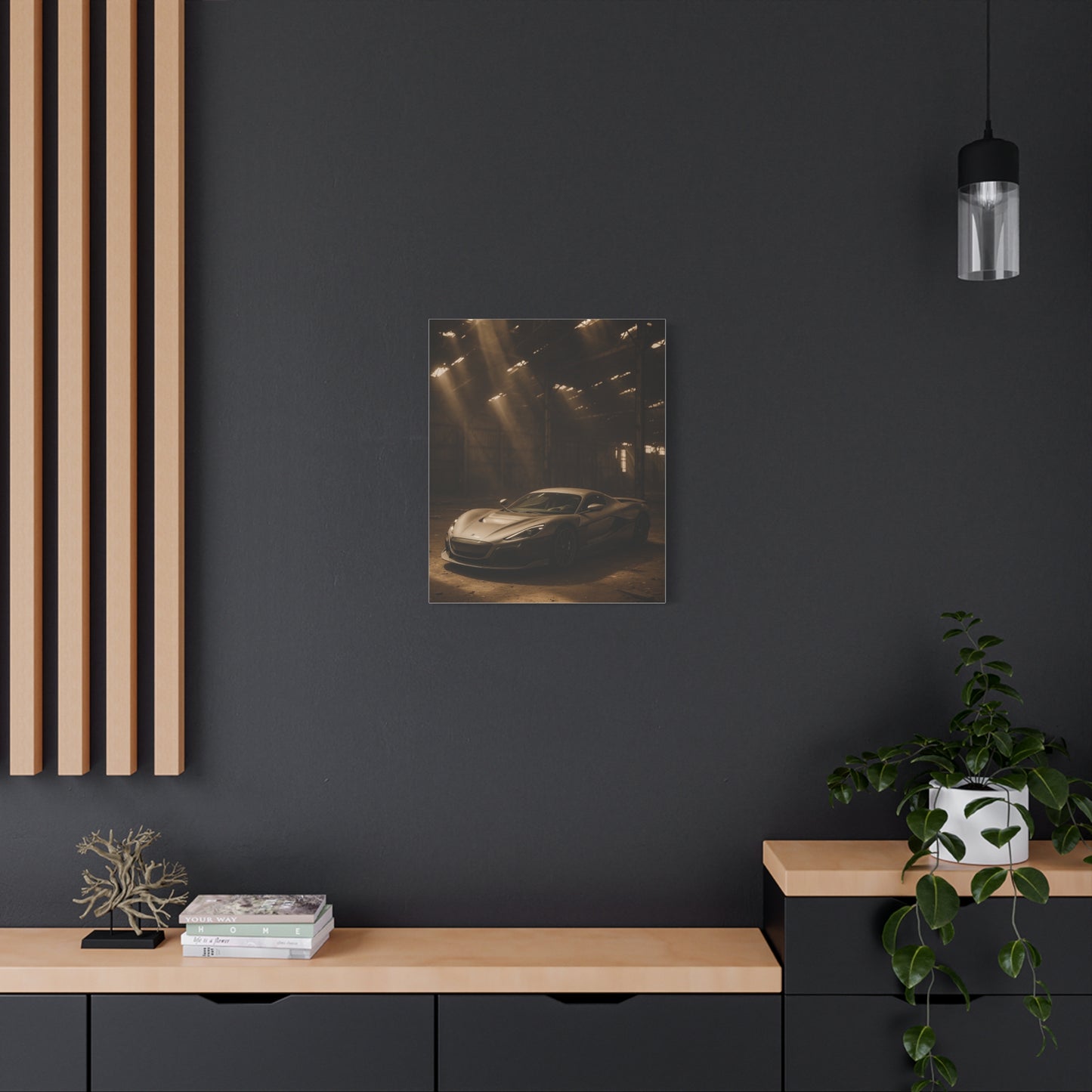 Canvas Art - Rimac Nevera in a Dusty Barn