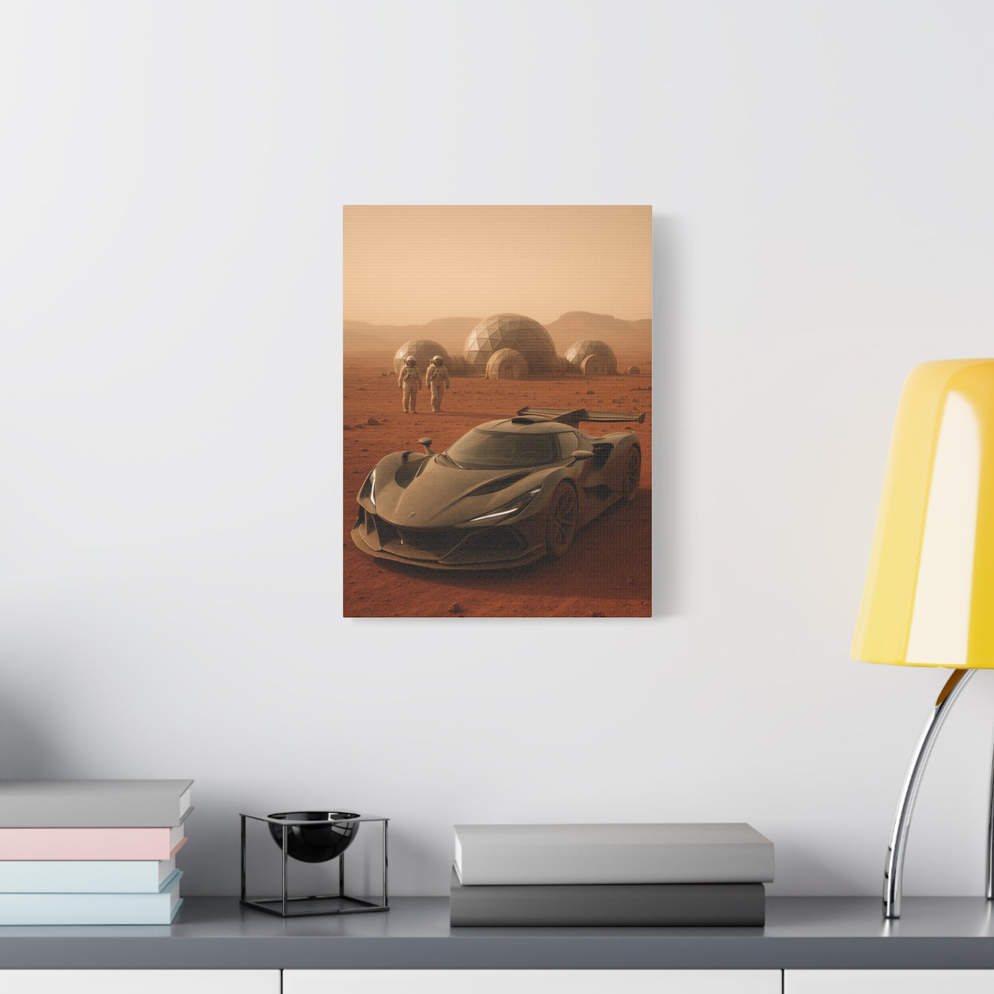 Canvas Wall Art - Apollo IE Mars Compound Scene