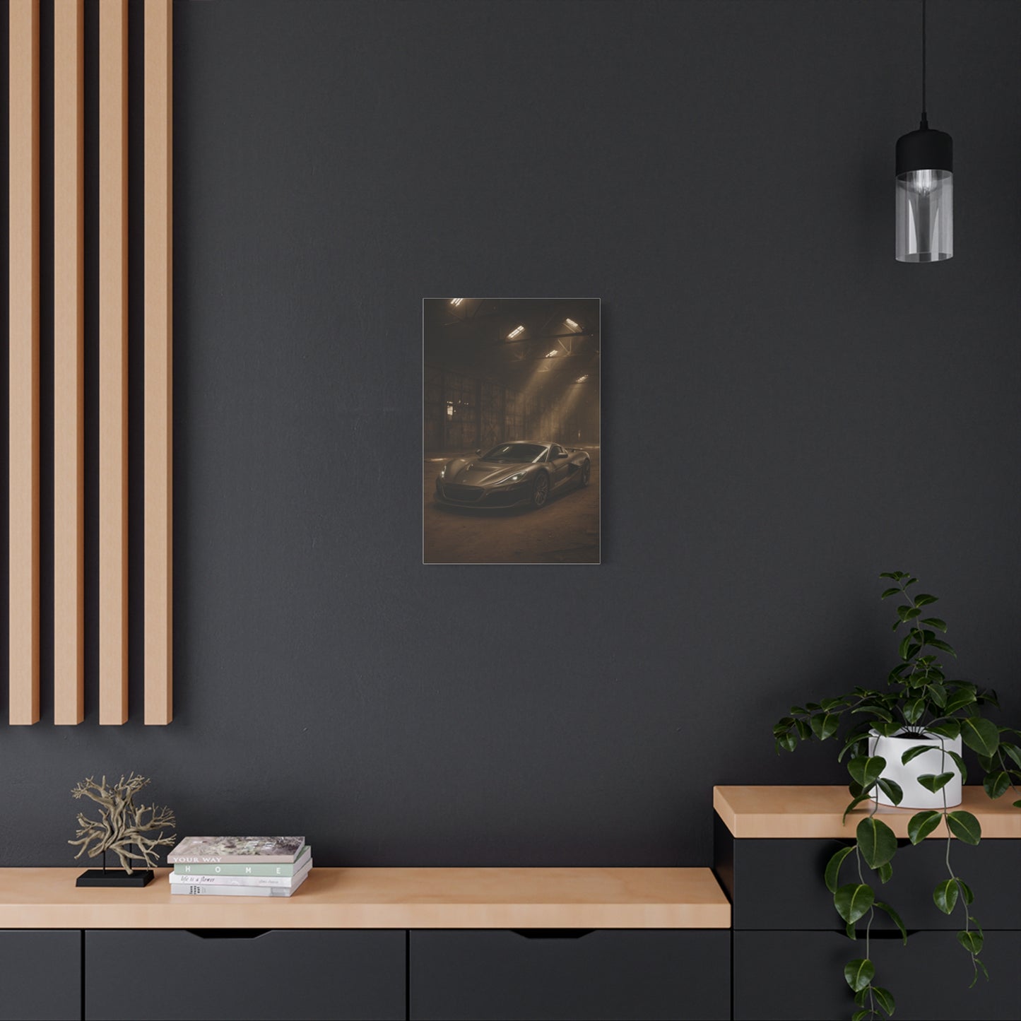 Canvas Art - Rimac Nevera in a Dusty Barn