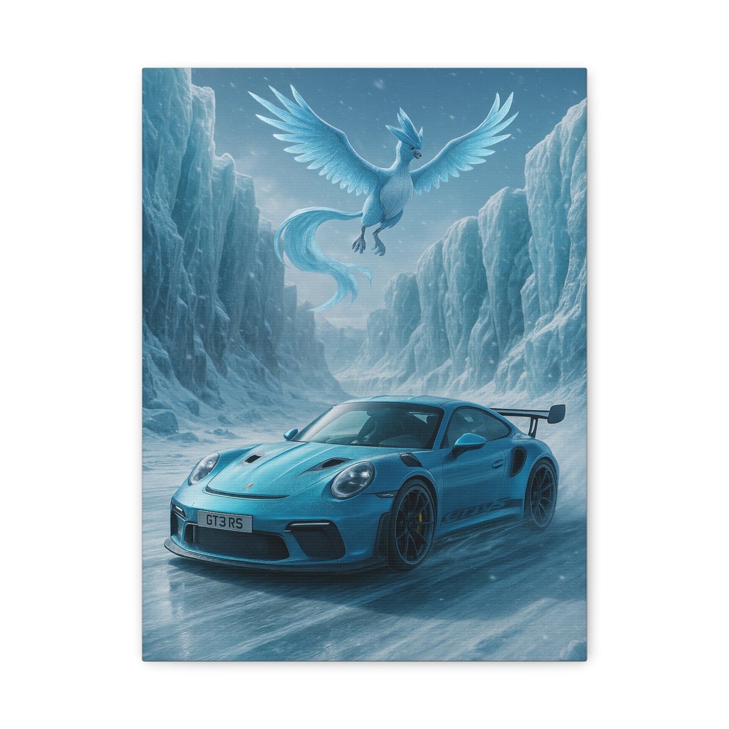 Canvas Print - Porsche on Ice Realm