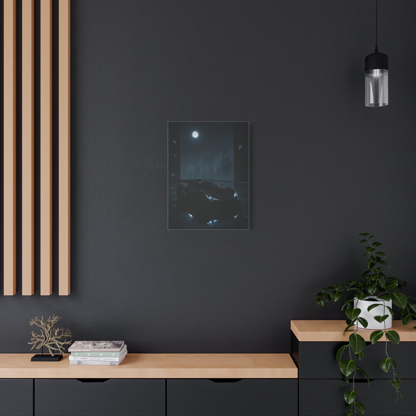 Canvas Print - Apollo IE Chilling on Skyscraper at Midnight