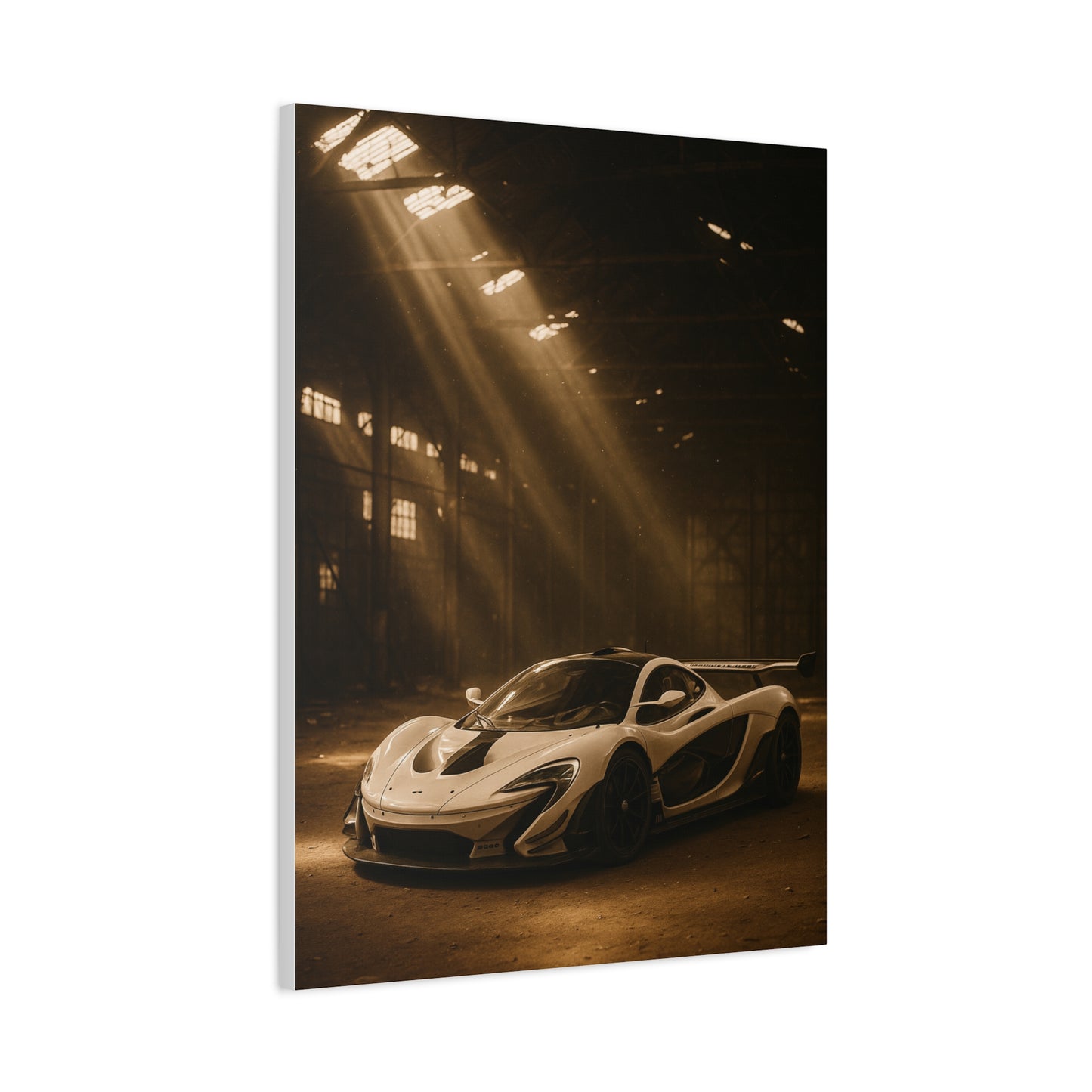 Canvas Print - McLaren 720s Stored Away in a Barn