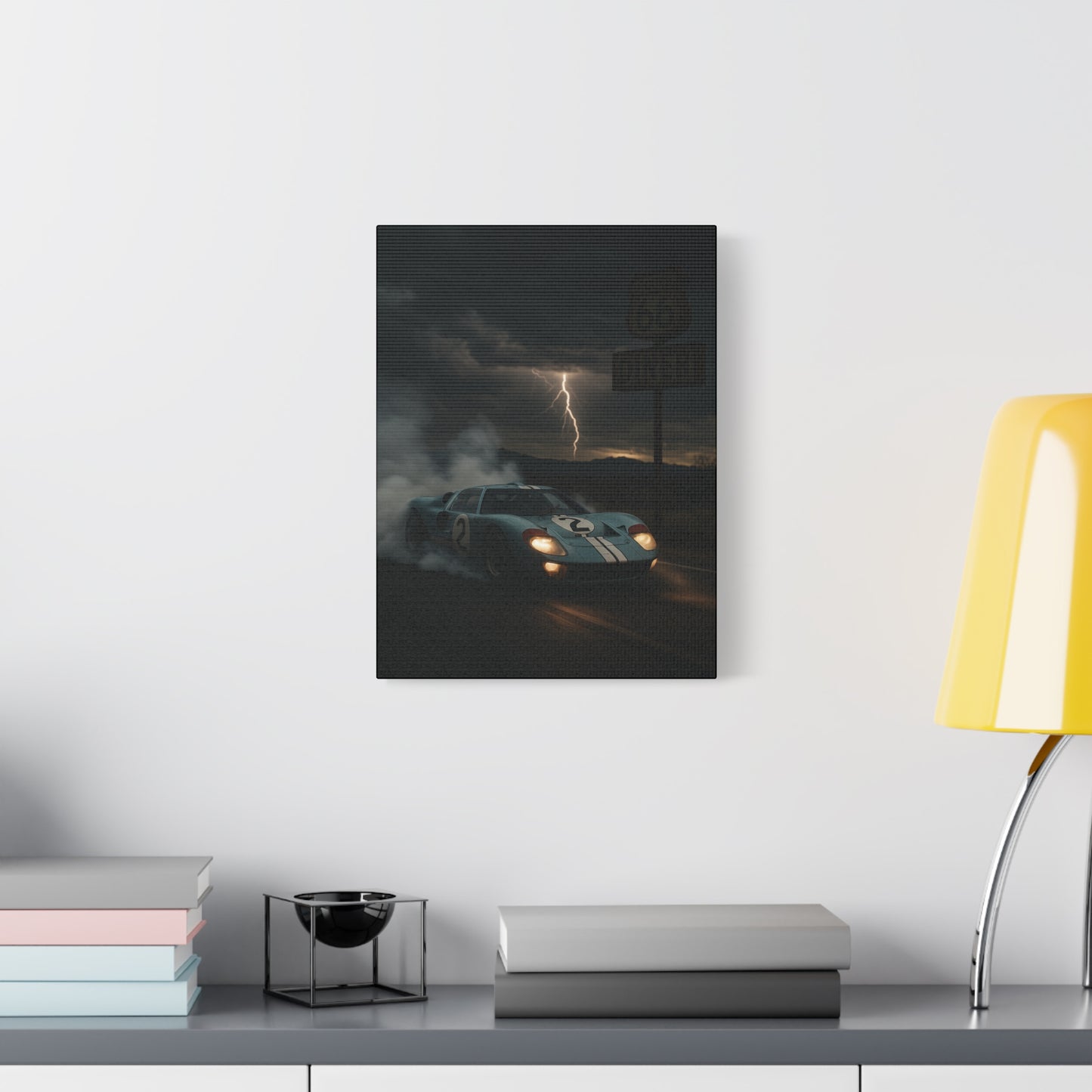 Canvas Print - Ford GT40 Doing a Burnout