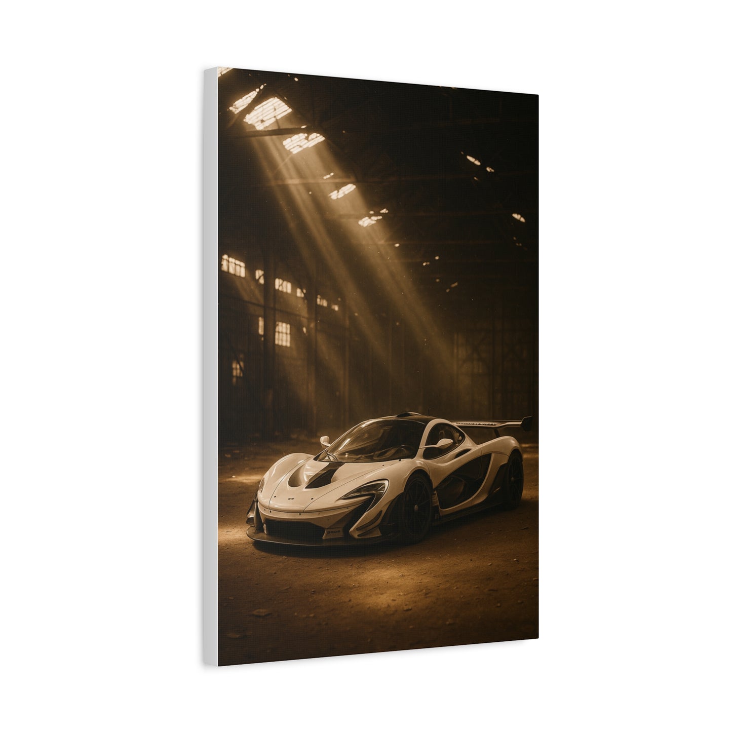 Canvas Print - McLaren 720s Stored Away in a Barn