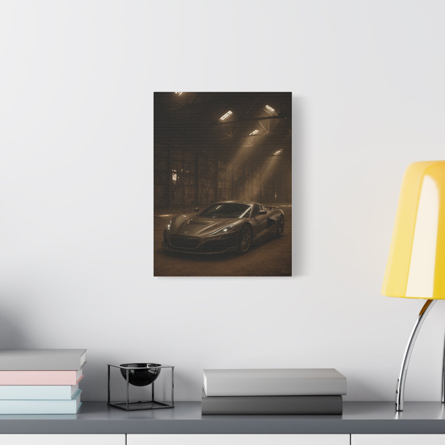 Canvas Art - Rimac Nevera in a Dusty Barn