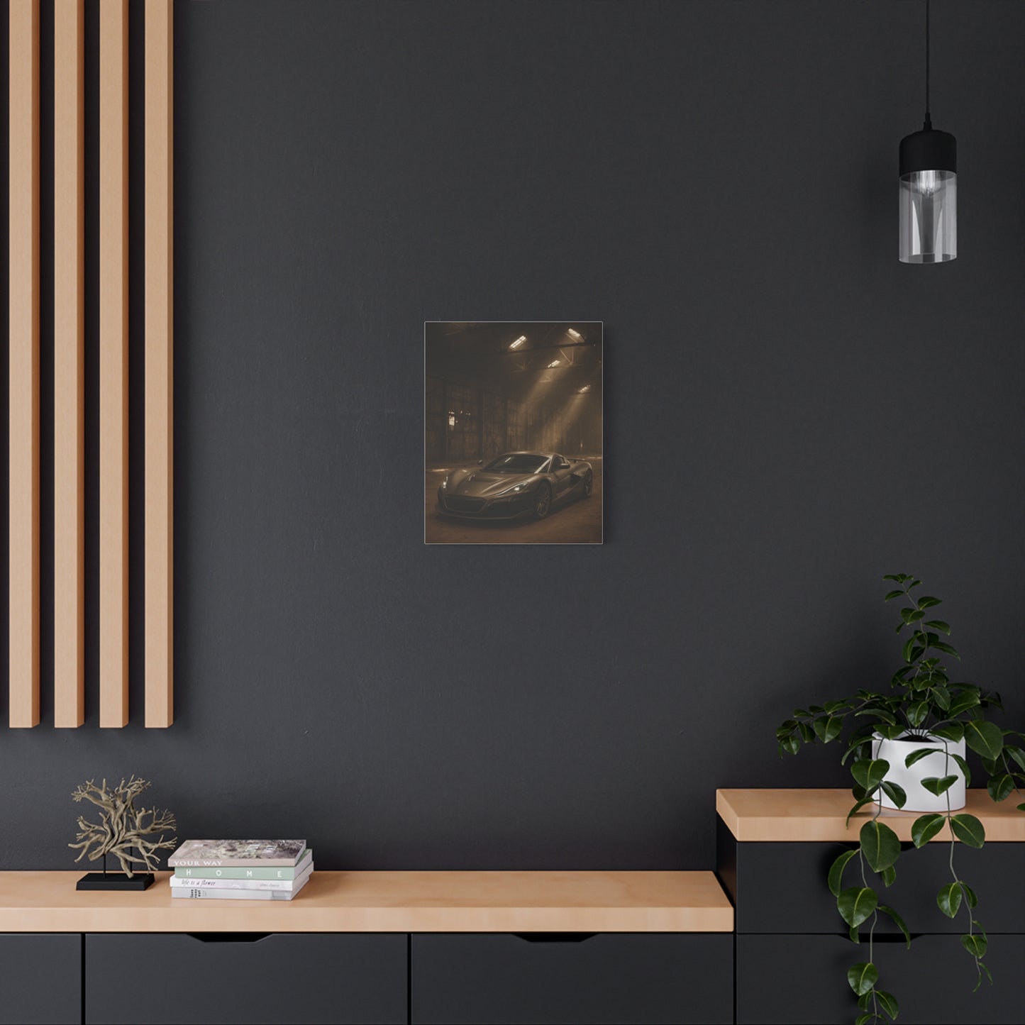 Canvas Art - Rimac Nevera in a Dusty Barn