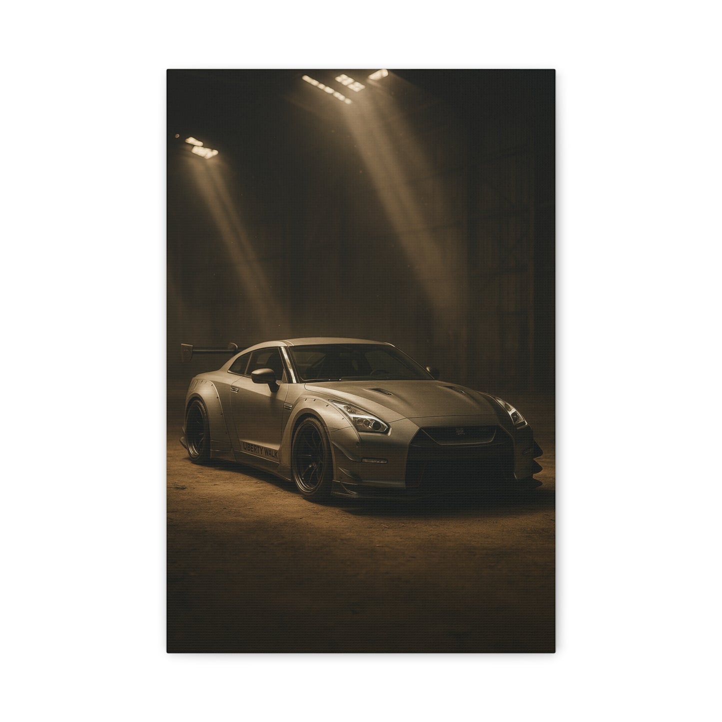 Canvas Print - Nissan GT-R R35 NISMO in a Dusty Barn