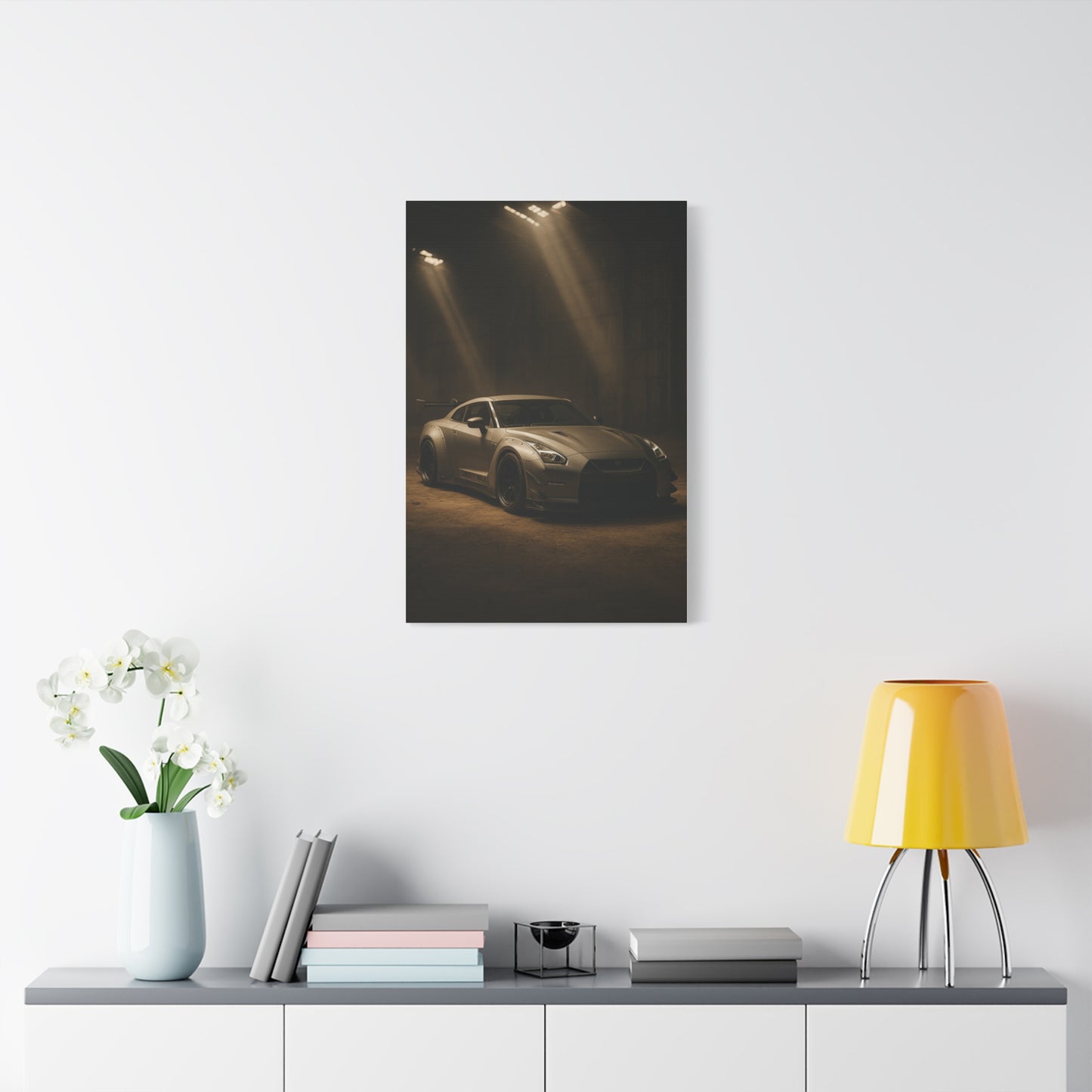 Canvas Print - Nissan GT-R R35 NISMO in a Dusty Barn