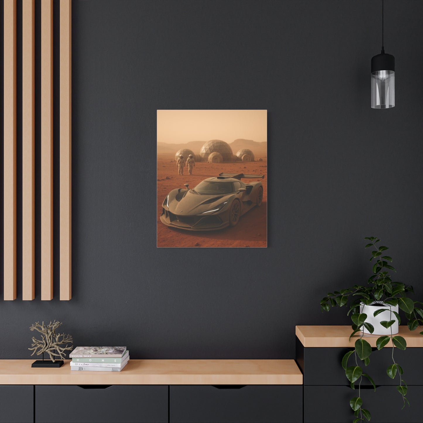 Canvas Wall Art - Apollo IE Mars Compound Scene