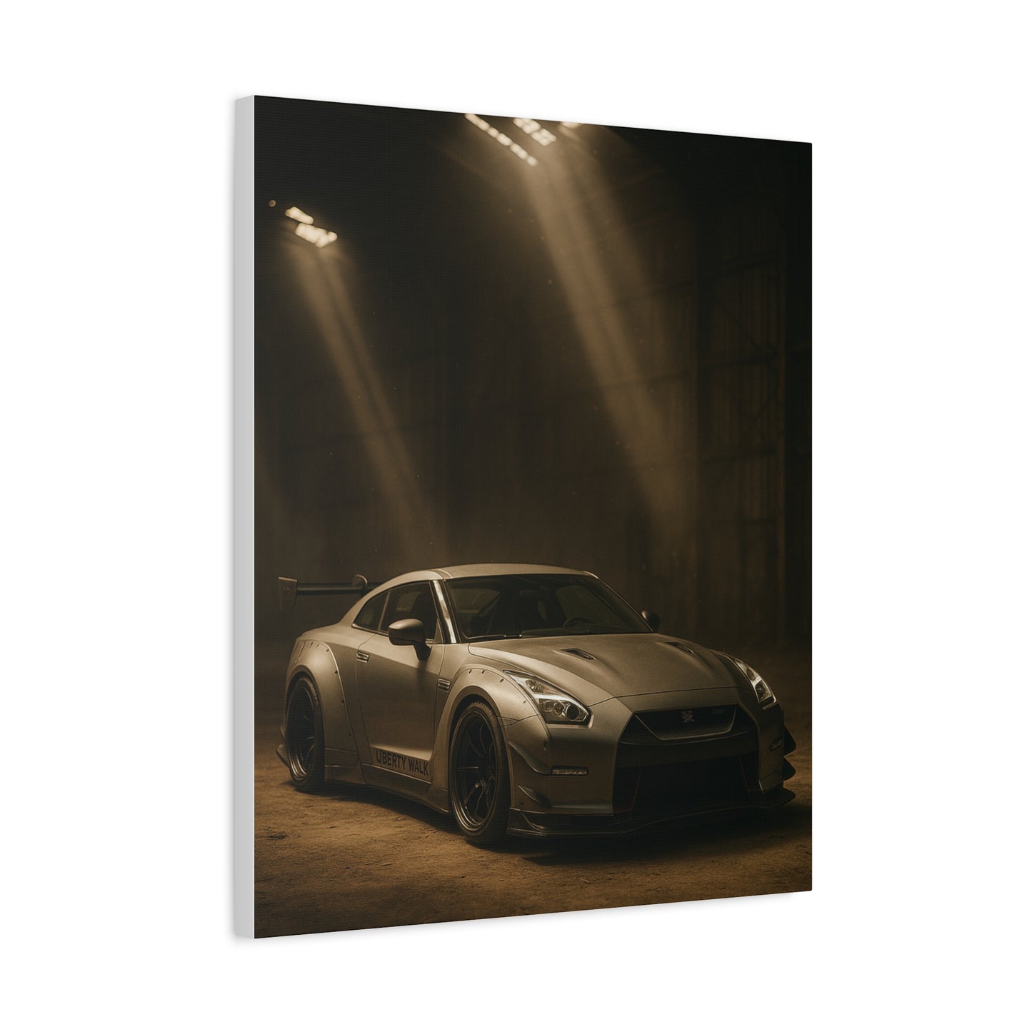 Canvas Print - Nissan GT-R R35 NISMO in a Dusty Barn