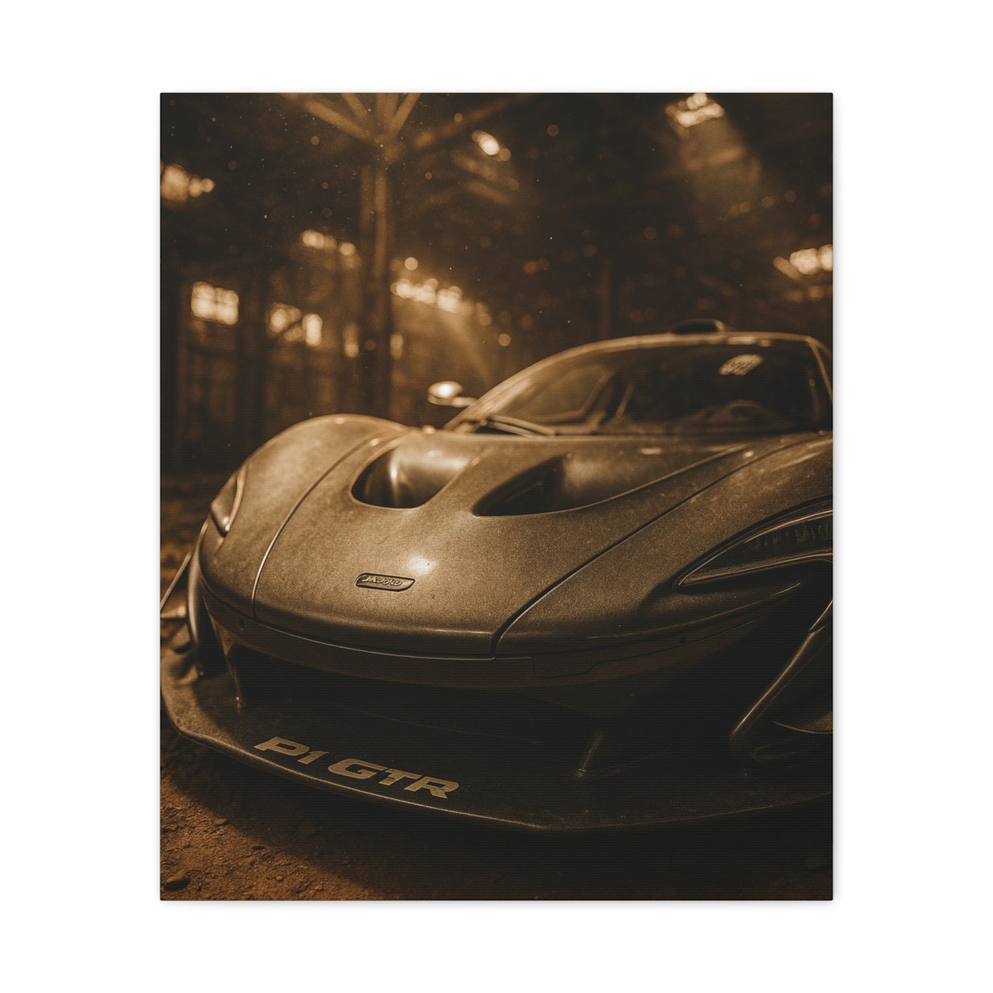 Canvas Print - McLaren 720s Stored Away in a Barn