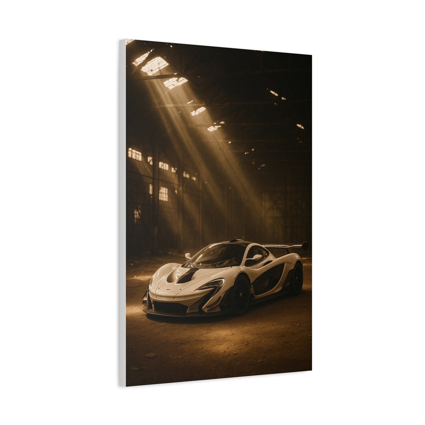 Canvas Print - McLaren 720s Stored Away in a Barn