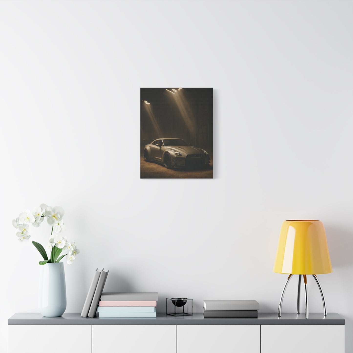 Canvas Print - Nissan GT-R R35 NISMO in a Dusty Barn
