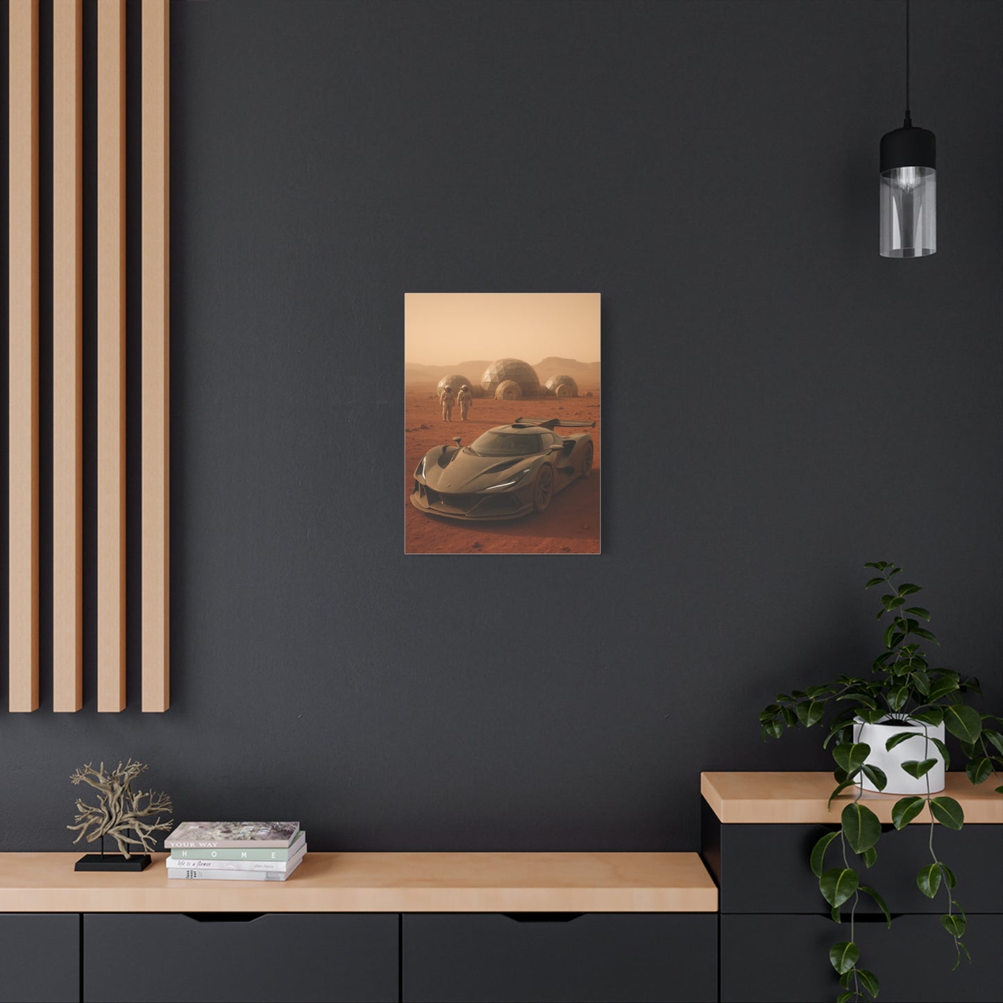 Canvas Wall Art - Apollo IE Mars Compound Scene