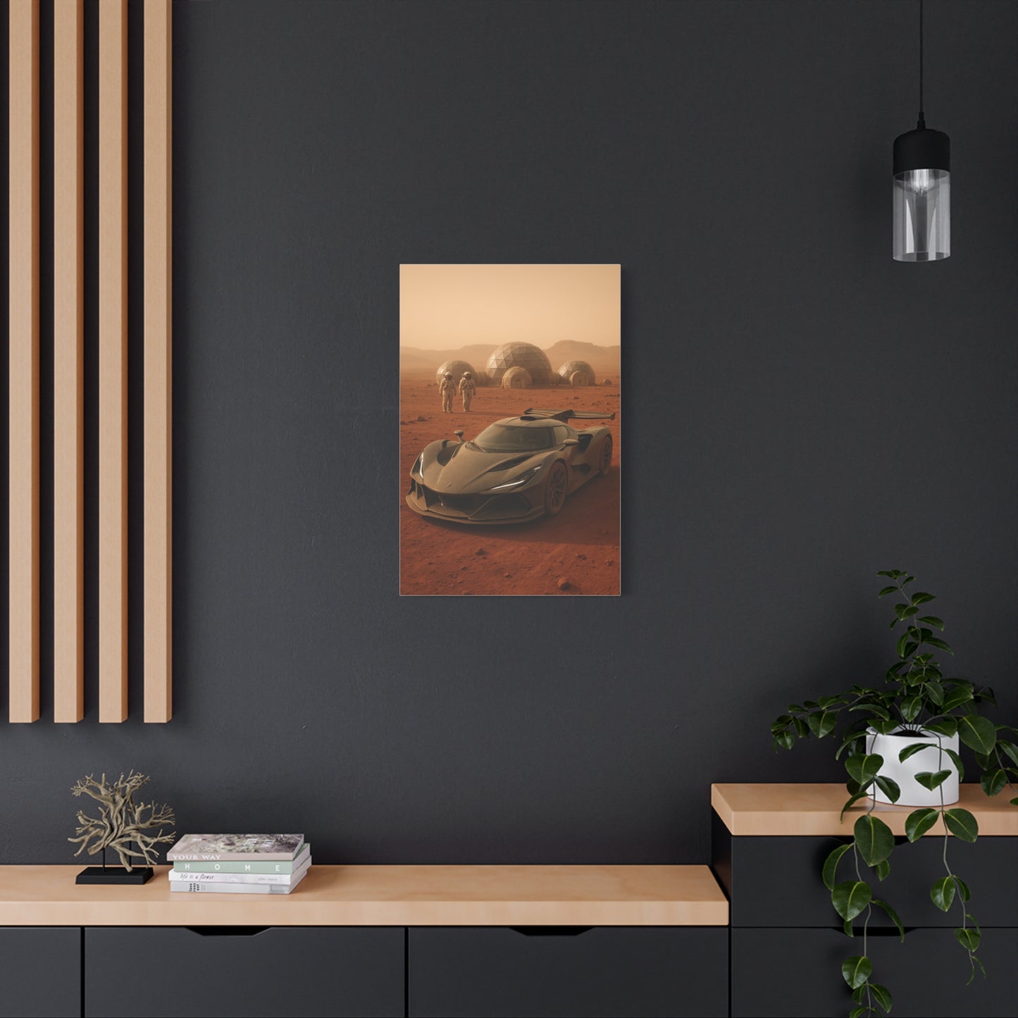 Canvas Wall Art - Apollo IE Mars Compound Scene