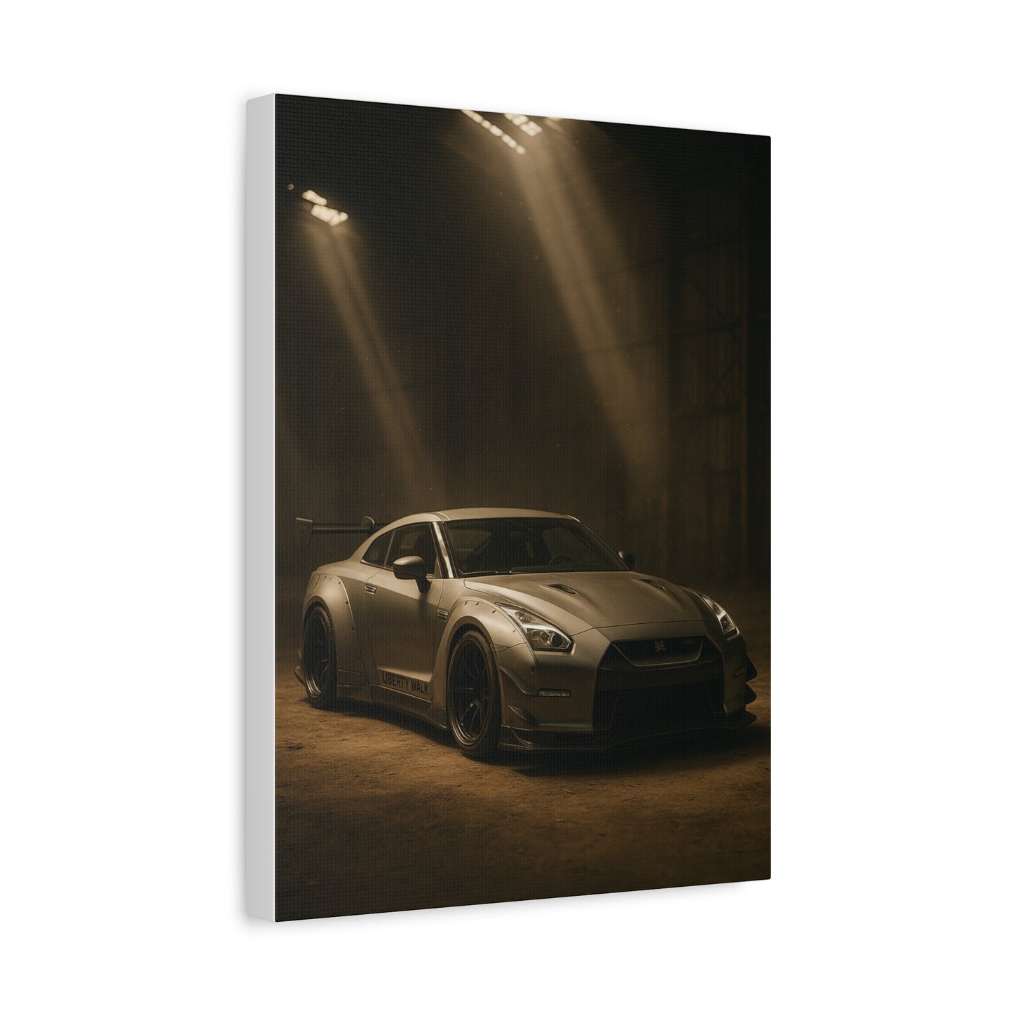 Canvas Print - Nissan GT-R R35 NISMO in a Dusty Barn