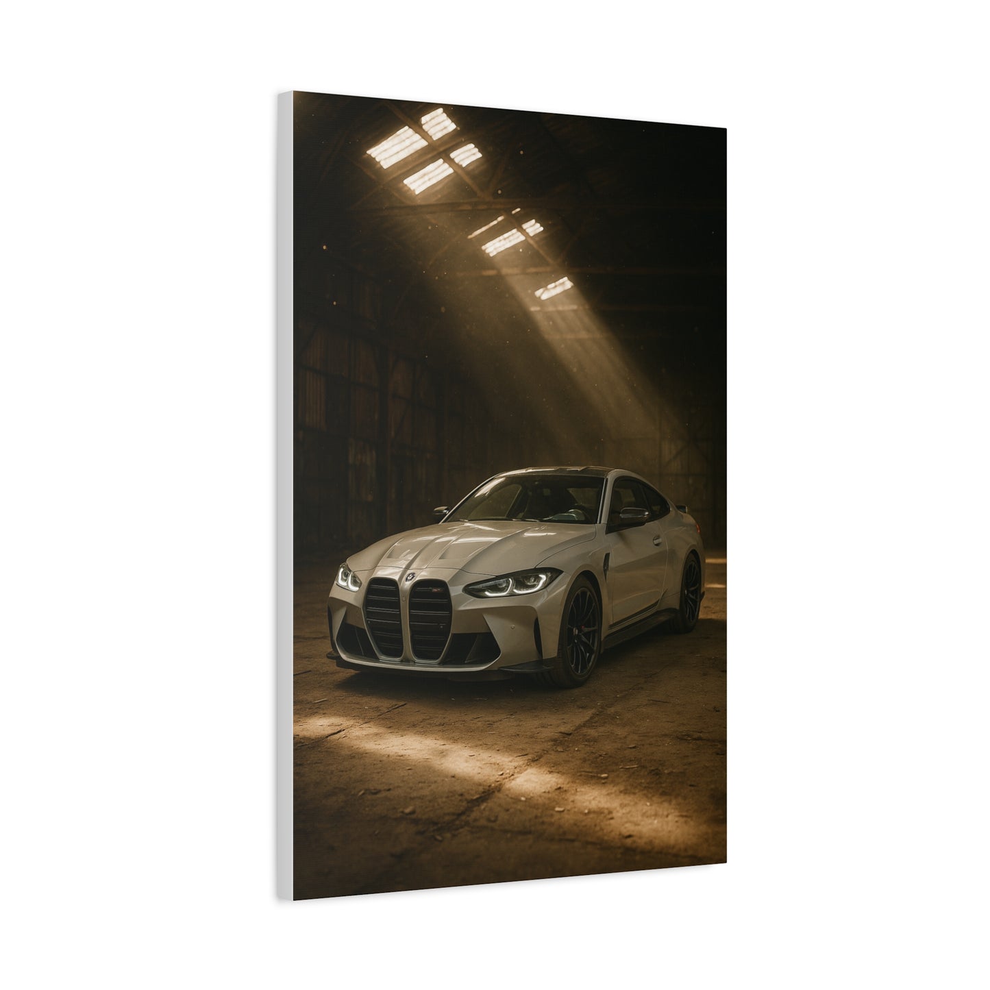 Canvas Print - BMW Stored Away in a Barn